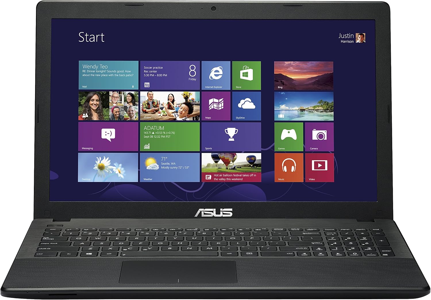 ASUS D550CA-RS31 Laptop (Windows 8, Intel Core i3 3217U (1.80GHz) Processor, 15.6 inches Display, SSD: 500 GB, RAM: 6 GB) Black