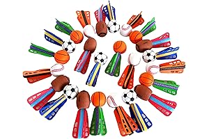 Football Launcher Toys Set - 5 Mini Foam Sports Balls