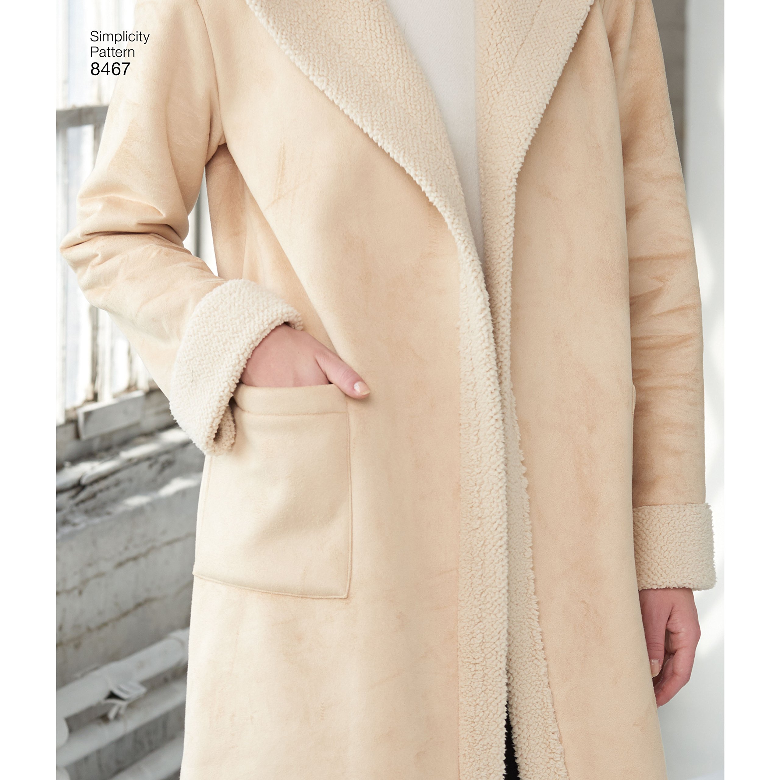 Amazon.com: Simplicity Sewing Pattern D0761 / 8467 - Misses' Coat
