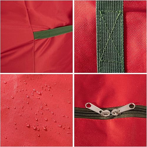 Miniatura 10 de Bolsa de almacenamiento grande y resistente para árbol de Navidad, se adapta a árboles desmontados de hasta 9 pies, 65 x 15 x 29 pulgadas, bolsa de