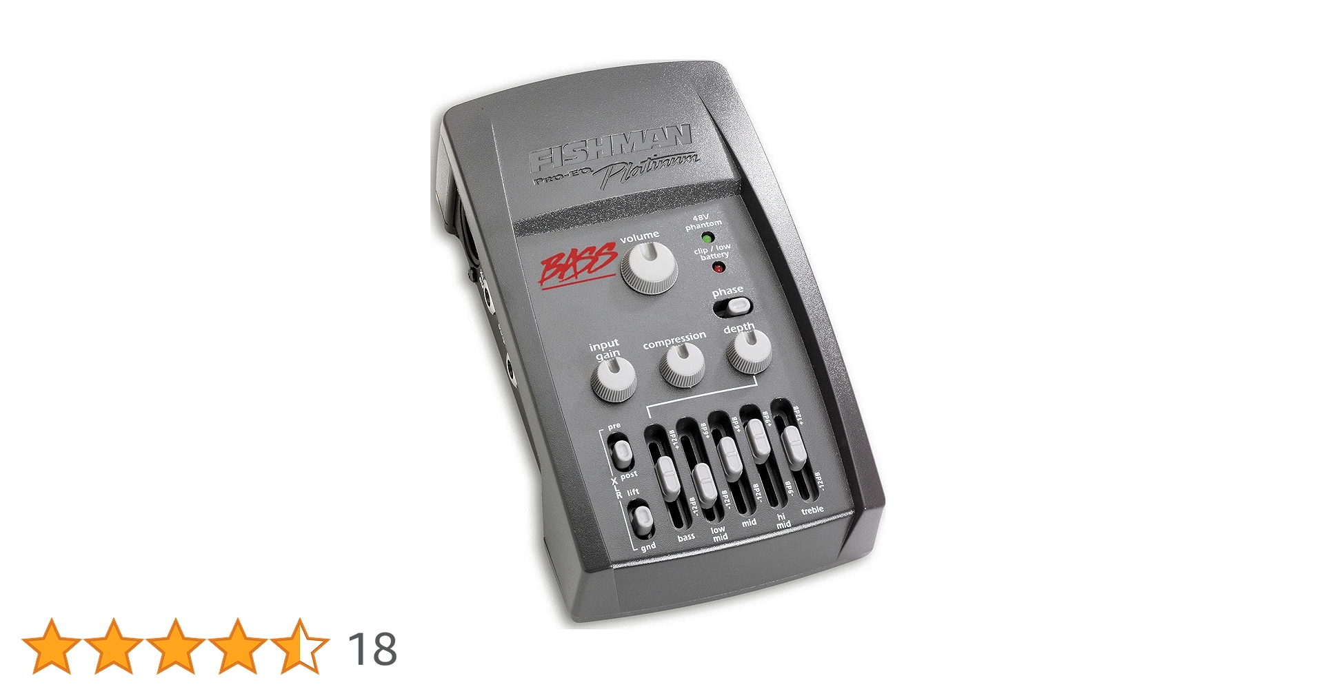 Fishman PRO-EQ Platinum Bass Preamp/EQ/DI : Amazon.in: Musical