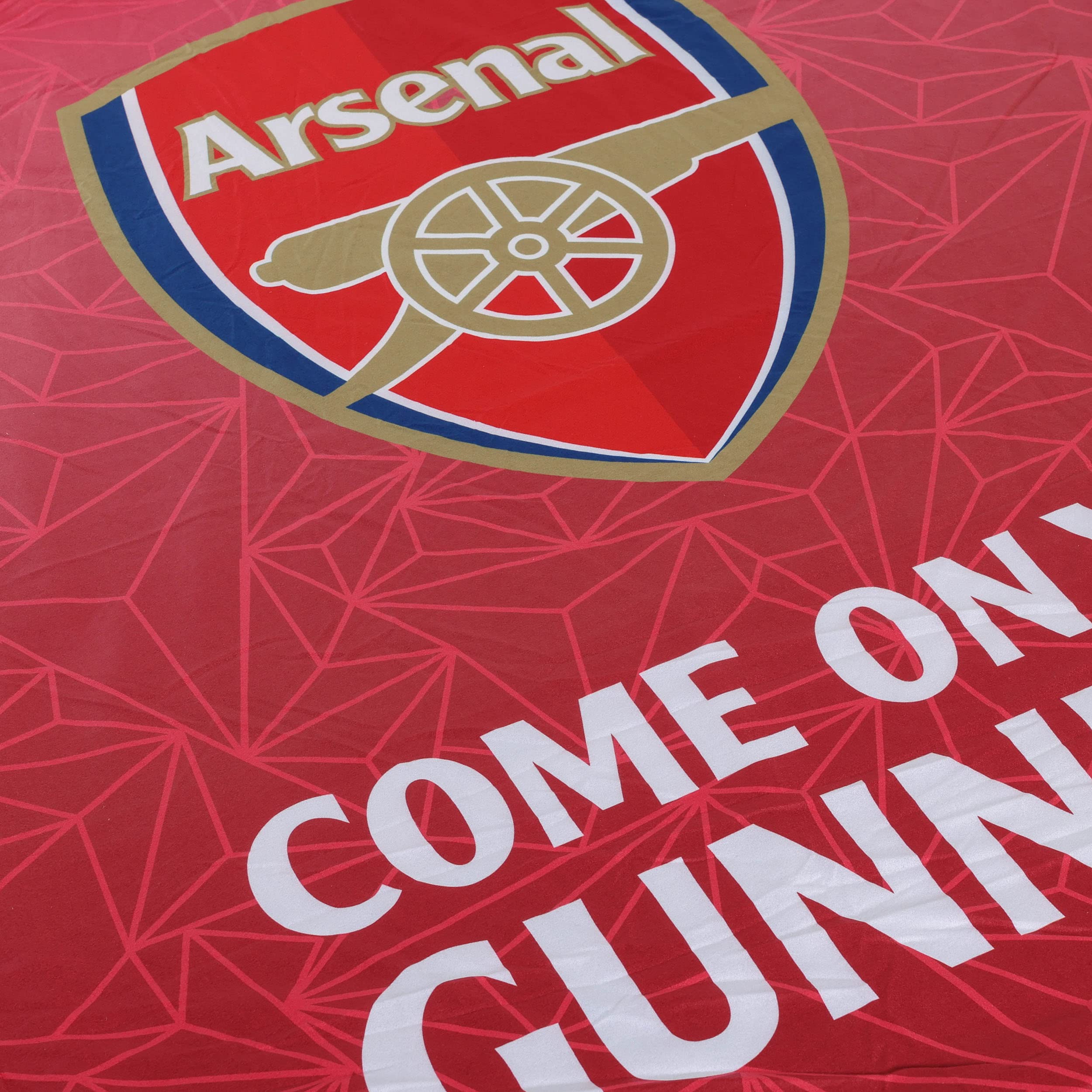 Arsenal FC EPL Slogan Sherpa - Manta de felpa