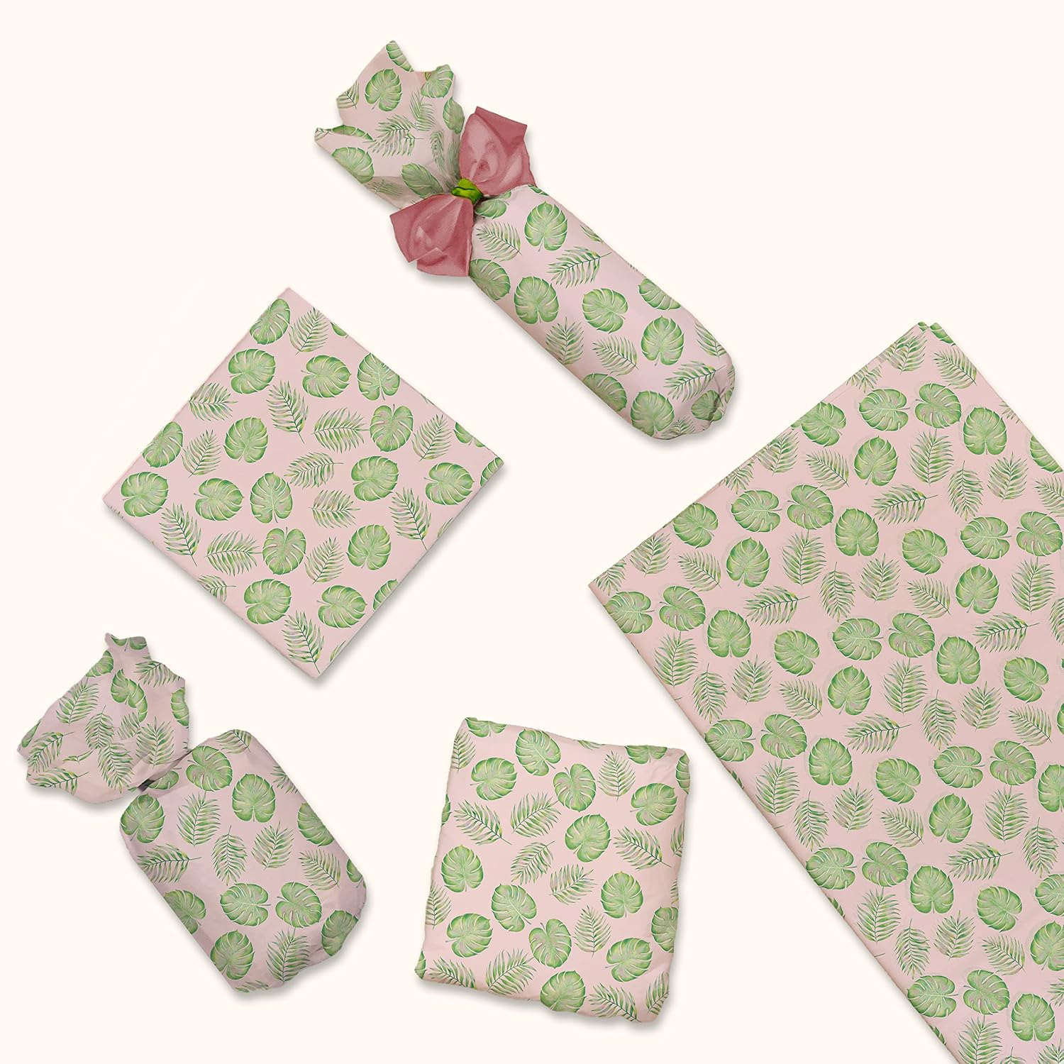Palm Leaves Printed Tissue Paper for Gift Bags or Boxes and Wrapping - Bulk Decorative Art Tissue Paper for Packaging and Gifting | 24 Sheets 20" x 30" image 5