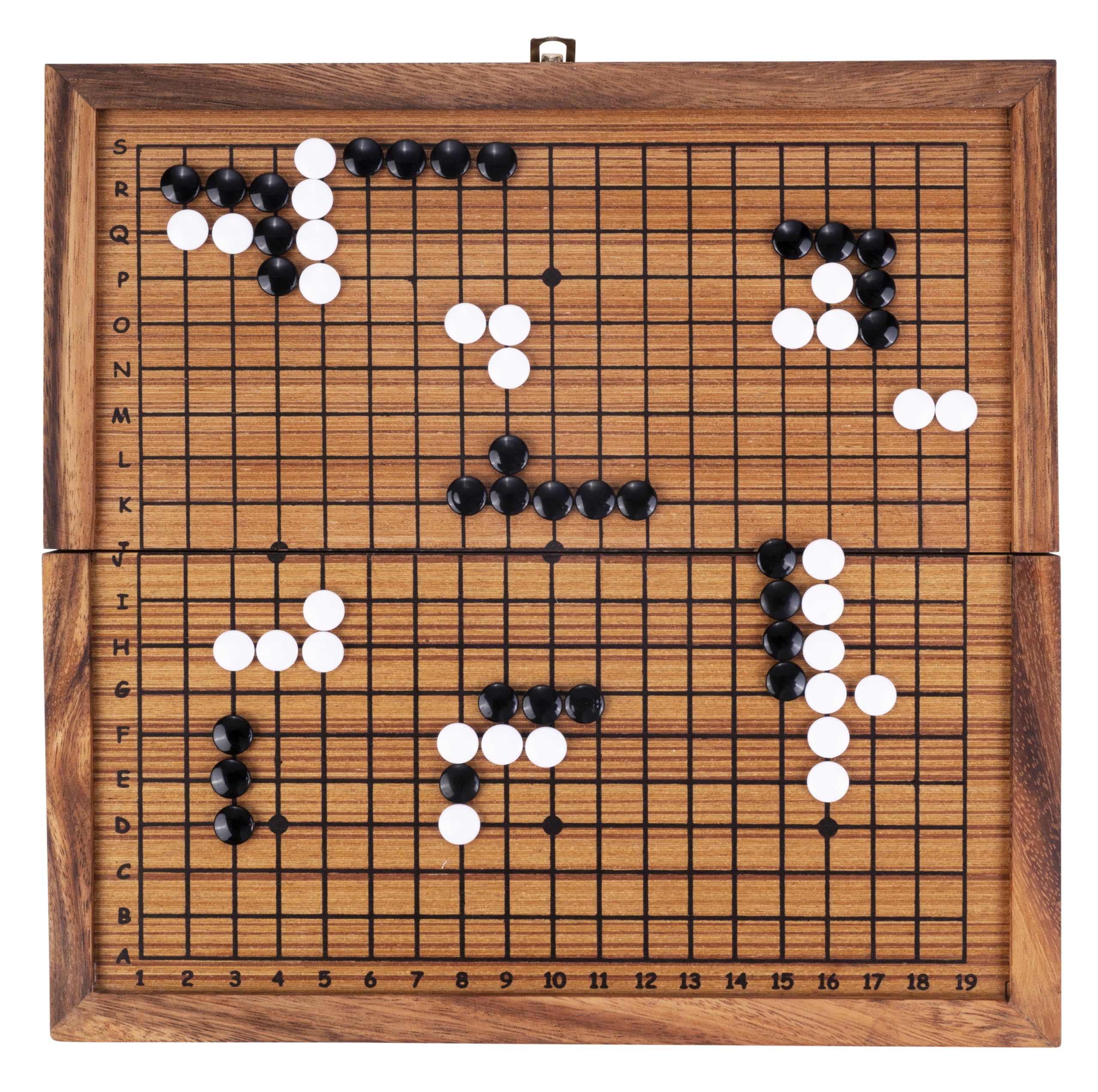 Engelhart - 350360 - Gioco di Go in Legno - Gioco da Tavolo di Strategia - Ecologico - Dai 8 Anni in Su - Dimensioni: 31 x 31 x 2,5 cm