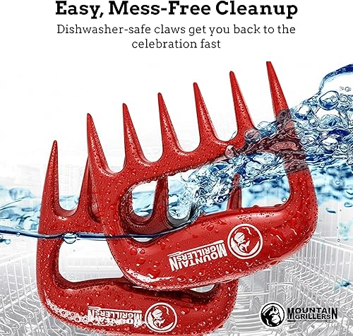 Miniatura 12 de Mountain Grillers garras de oso trituradoras de carne, para barbacoa, carne perfectamente triturada, estas son las garras para carne que necesitas