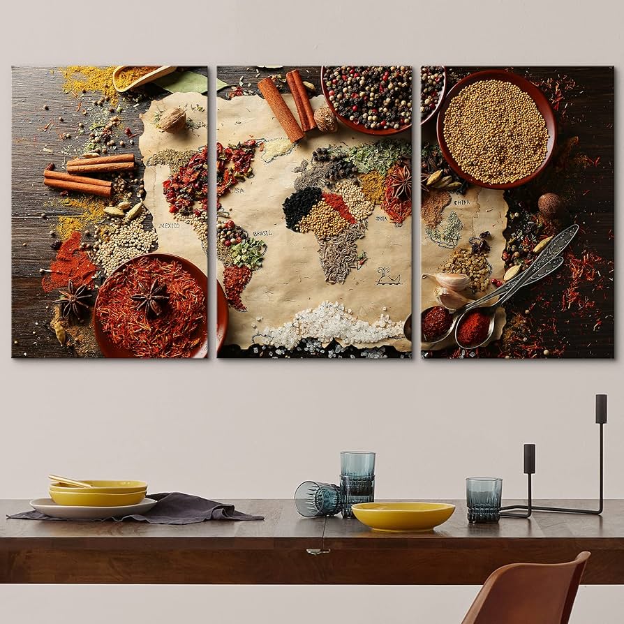 Aromatic Spices Wall Art ビンテージ アート Aromatic Spices Aromatic Spices Wall Art ビンテージ アート Aromatic Spices