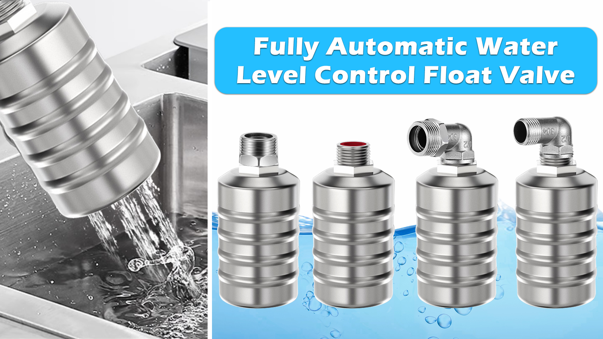 2Pcs Water Inlet Floating Ball Valve 304 Stainless Steel Water Level Control Float Valve Shopcyc0707 I.39372150 - View #11