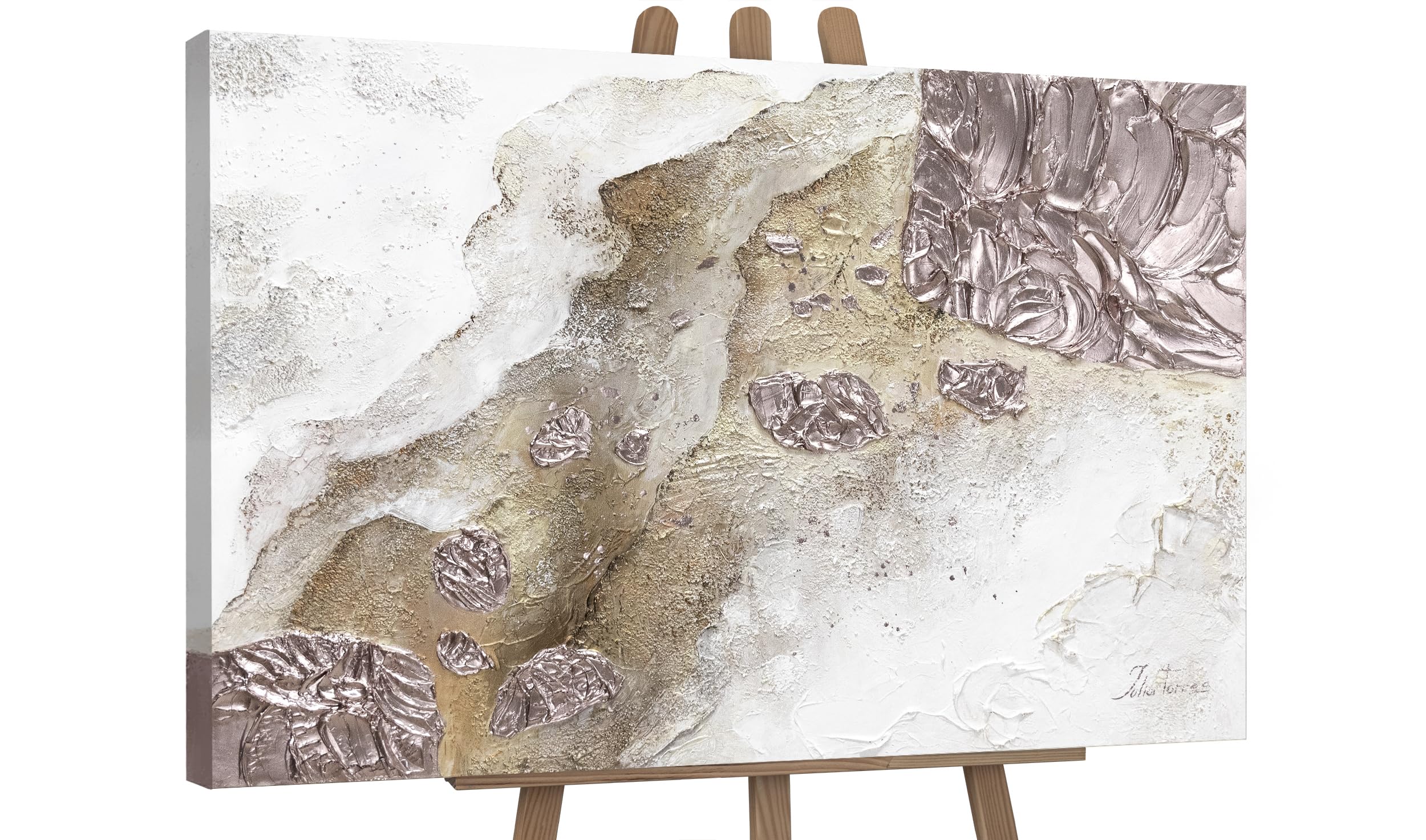YS Quadro dipinto a mano «Eternità» | Quadri moderni su tela Art Quadri soggiorno dipinti a mano | Pittura dipinta a mano | Quadri moderni su tela