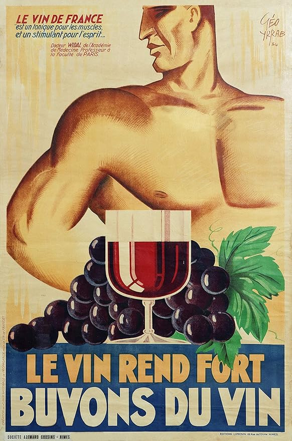 Affiche Vintage Dessert Francorusse - Reproduction 50x70 Cm Sur Papier 300 G/m²