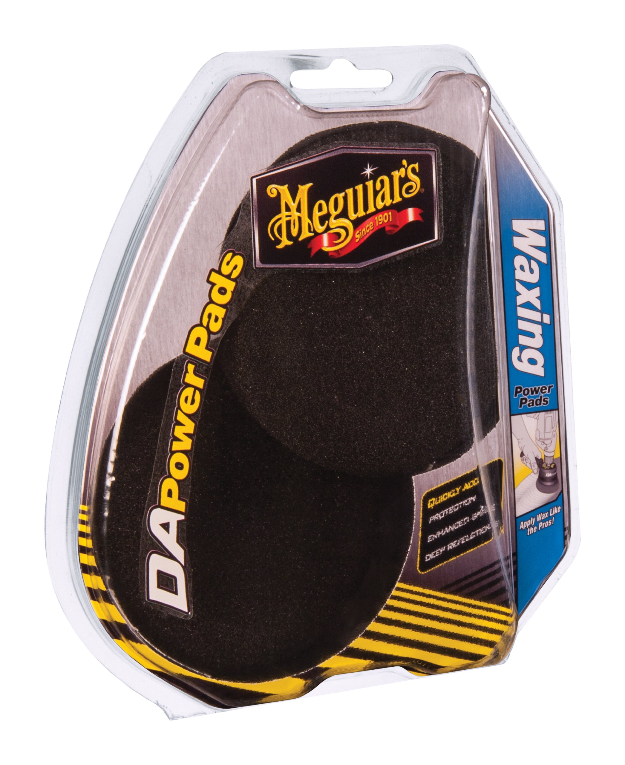 Meguiar's Meguiars G3509INT DA Power Pads Waxing Polierpad, weich (2-er Pack)