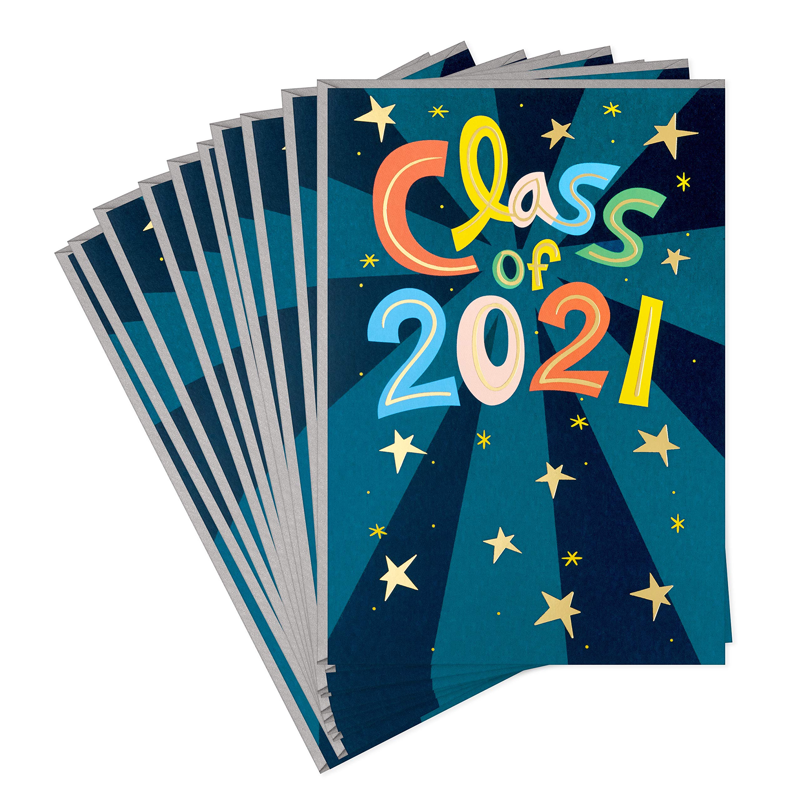 Hallmark Abschlusskarten-Set, 10 Stück Mit Umschlägen – „Amazing, Remarkable You“ Für 2021