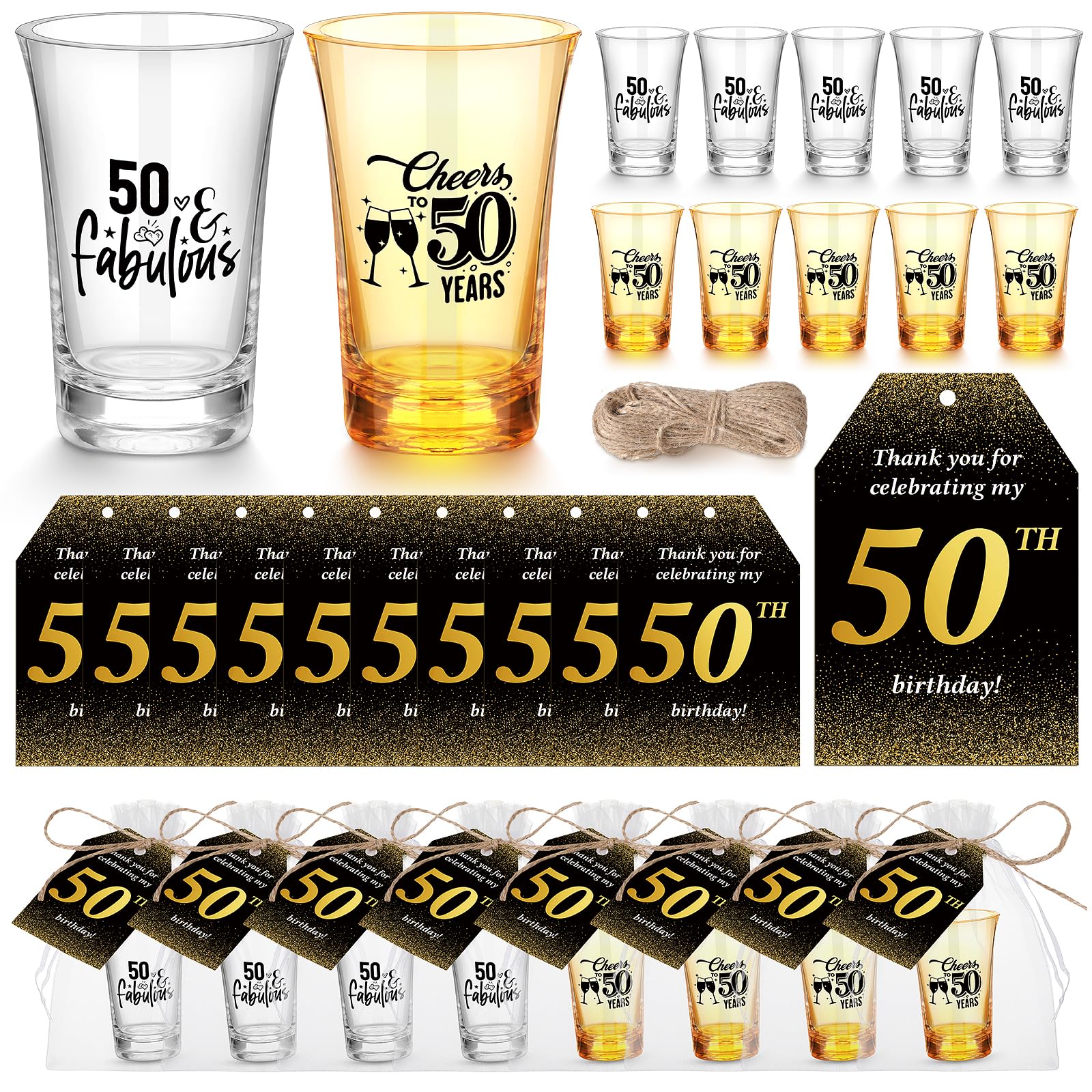 Skybooly 50 Sets Shot Glasses