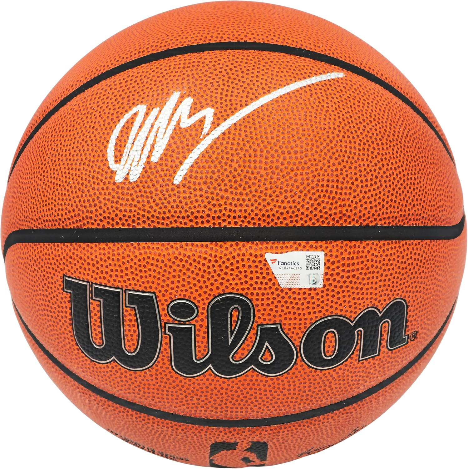 Victor Wembanyama Autographed Authentic Indoor Outdoor I/O Basketball San Antonio Fanatics Holo Stock #229511
