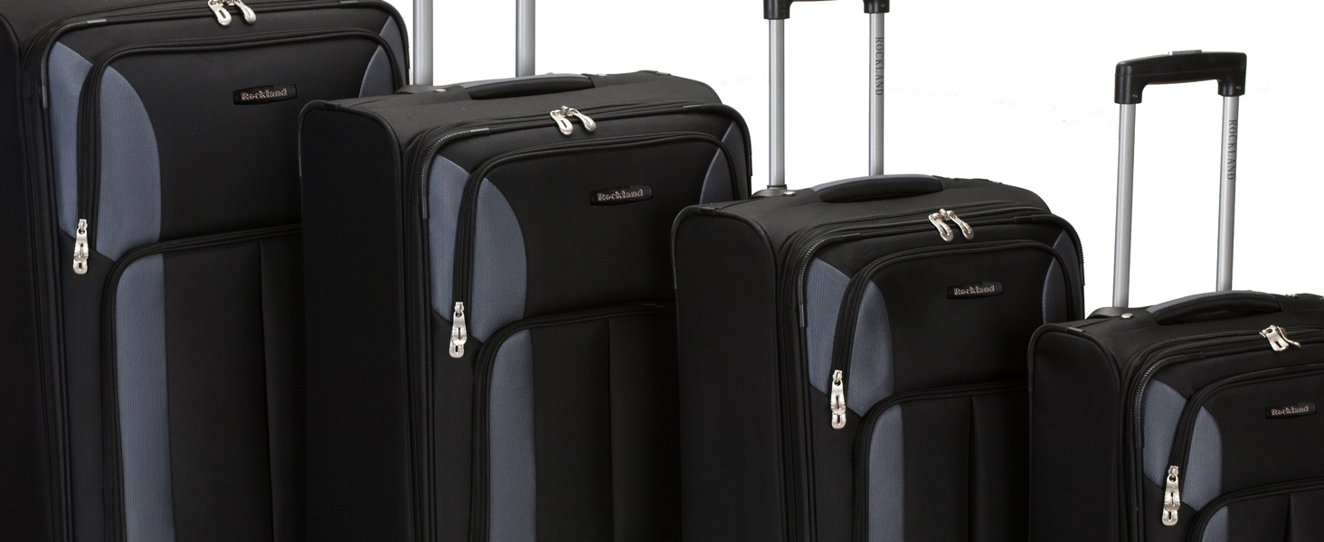 Amazon.com | Rockland Impact Softside 4 Piece Spinner Wheel