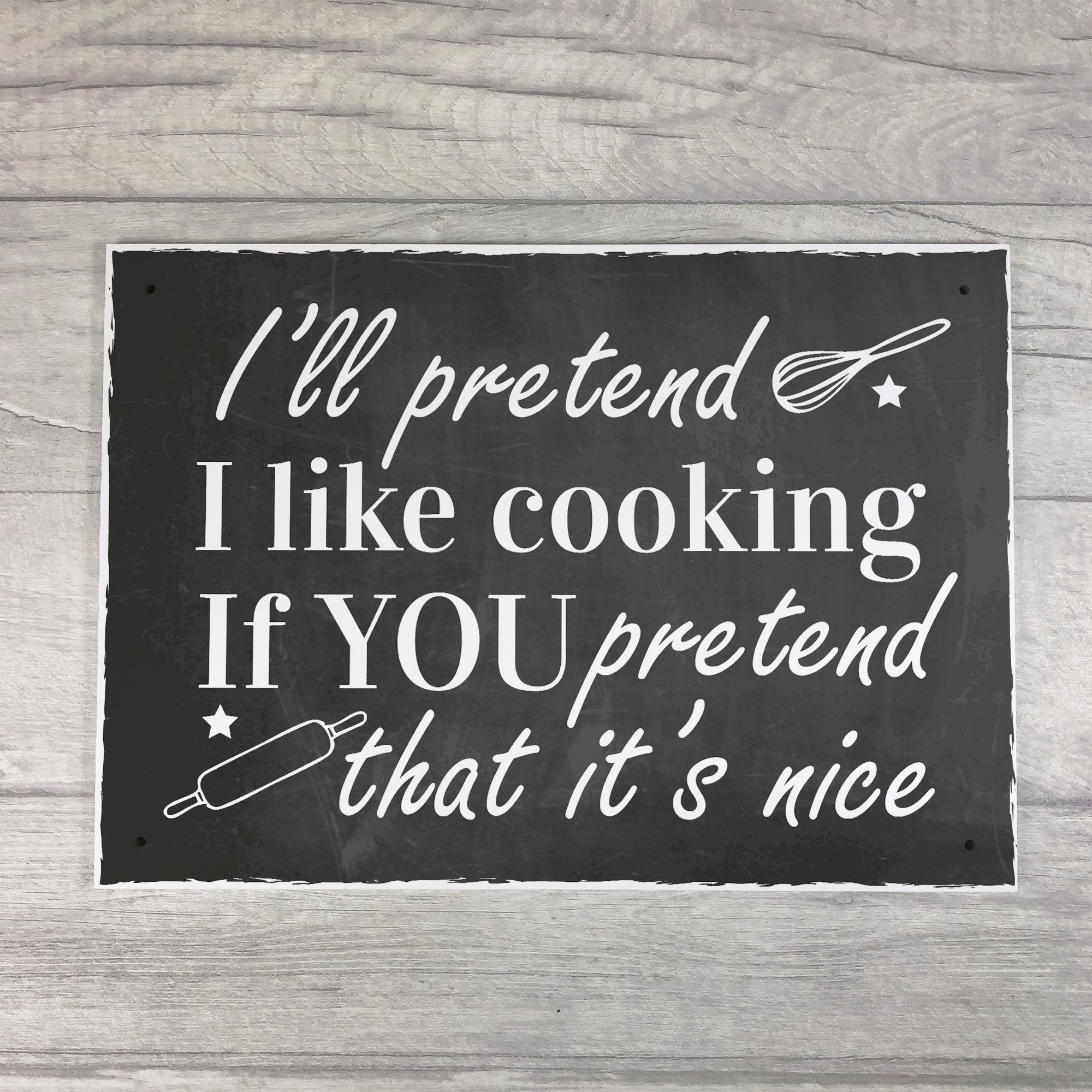 Red Ocean Handmade Kitchen Novelty Hanging Plaque Funny Sign Mum Dad Nan Birthday Gift