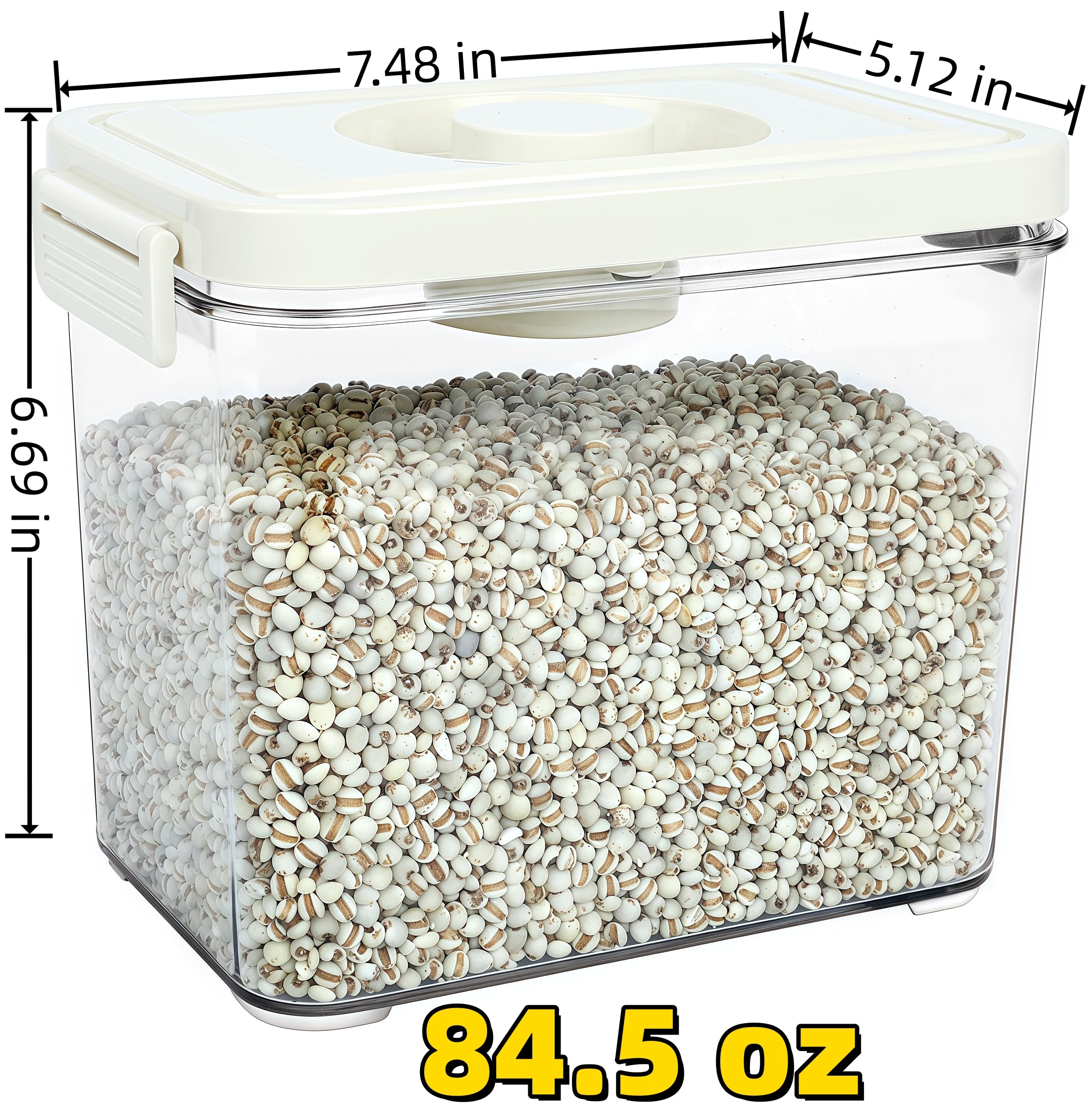 Amazon.com: Vacuum Food Storage Container – Press-to-Seal Airtight