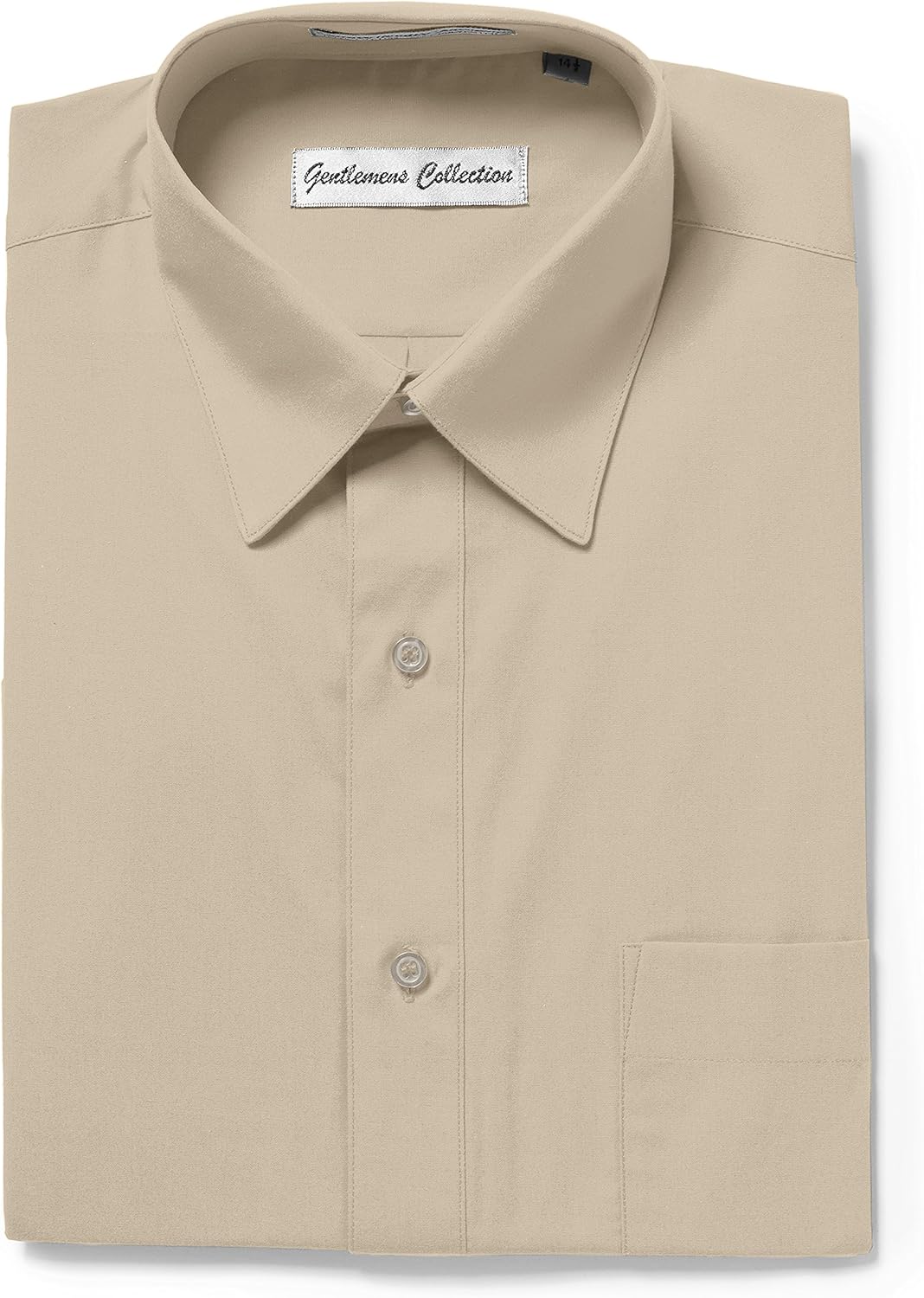 Mens Short Sleeve Classic Fit & Slim Fit Easy Care Dress Shirt - Colors