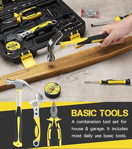 Miniatura 3 de DOWELL Juego de herramientas de 128 piezas juego de herramientas de reparación de automóviles kit de herramientas para el hogar juego de brocas de