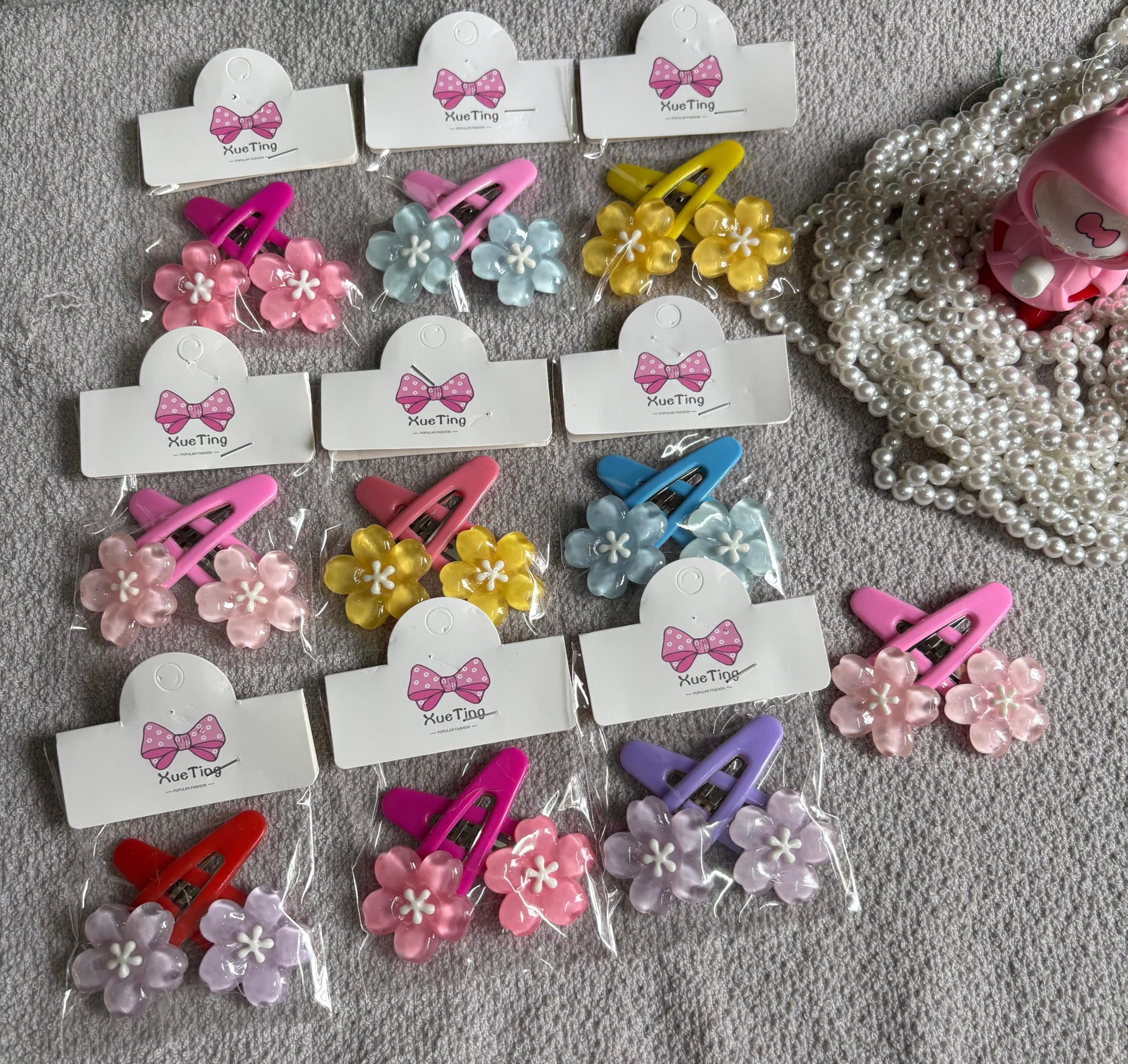 Scrunchies Soul Floral Multicolor Hair Clips for Girls and Women Pack of 3 | Suitable for Everyday & Special Occasions-image-21