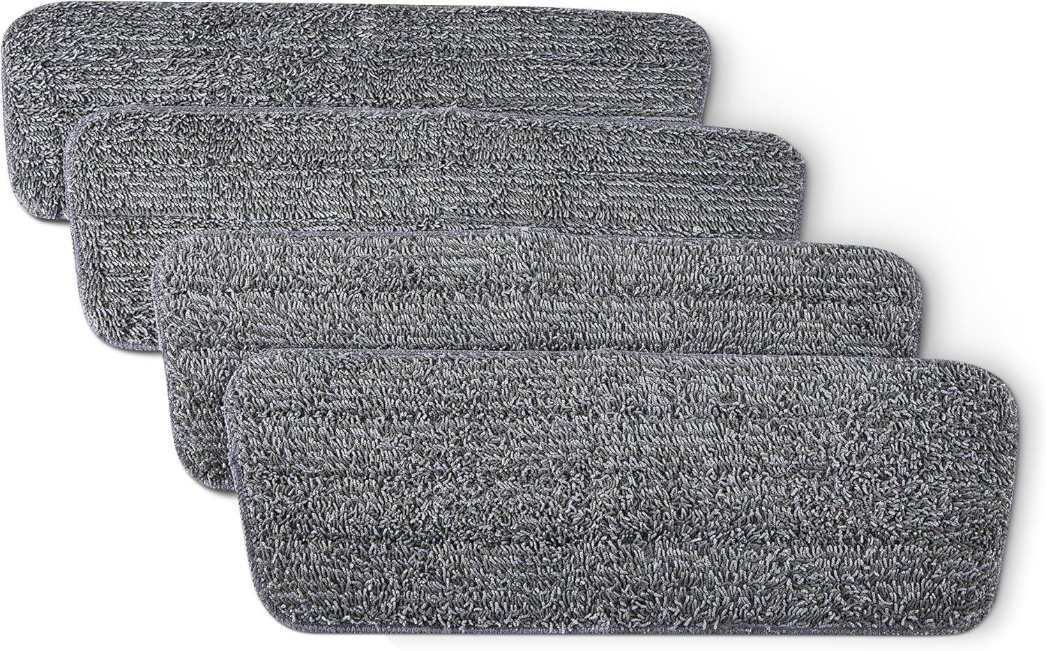 Amazon Basics Washable Replacement Mop Pads, for Dry & Wet Spray Mops, 4 Pack