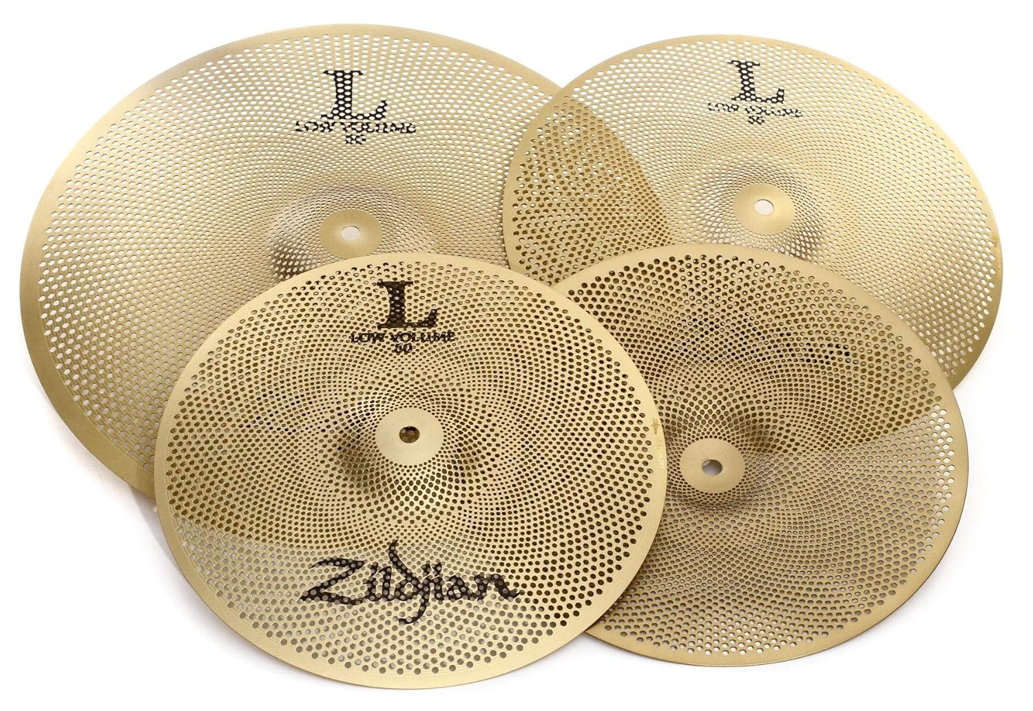 Zildjian LV348 Low Volume Cymbal Box Set (Gold) Amazon.in Musical