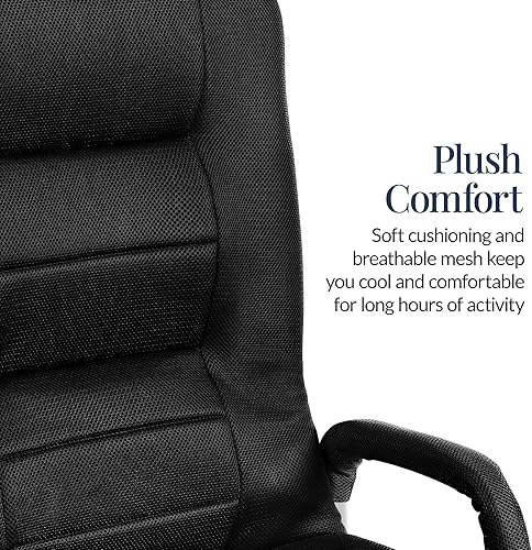 Miniatura 5 de Best Choice Products Silla giratoria para juegos de 360 grados, multiusos, para TV, leer, jugar videojuegos con soporte lumbar, asas para