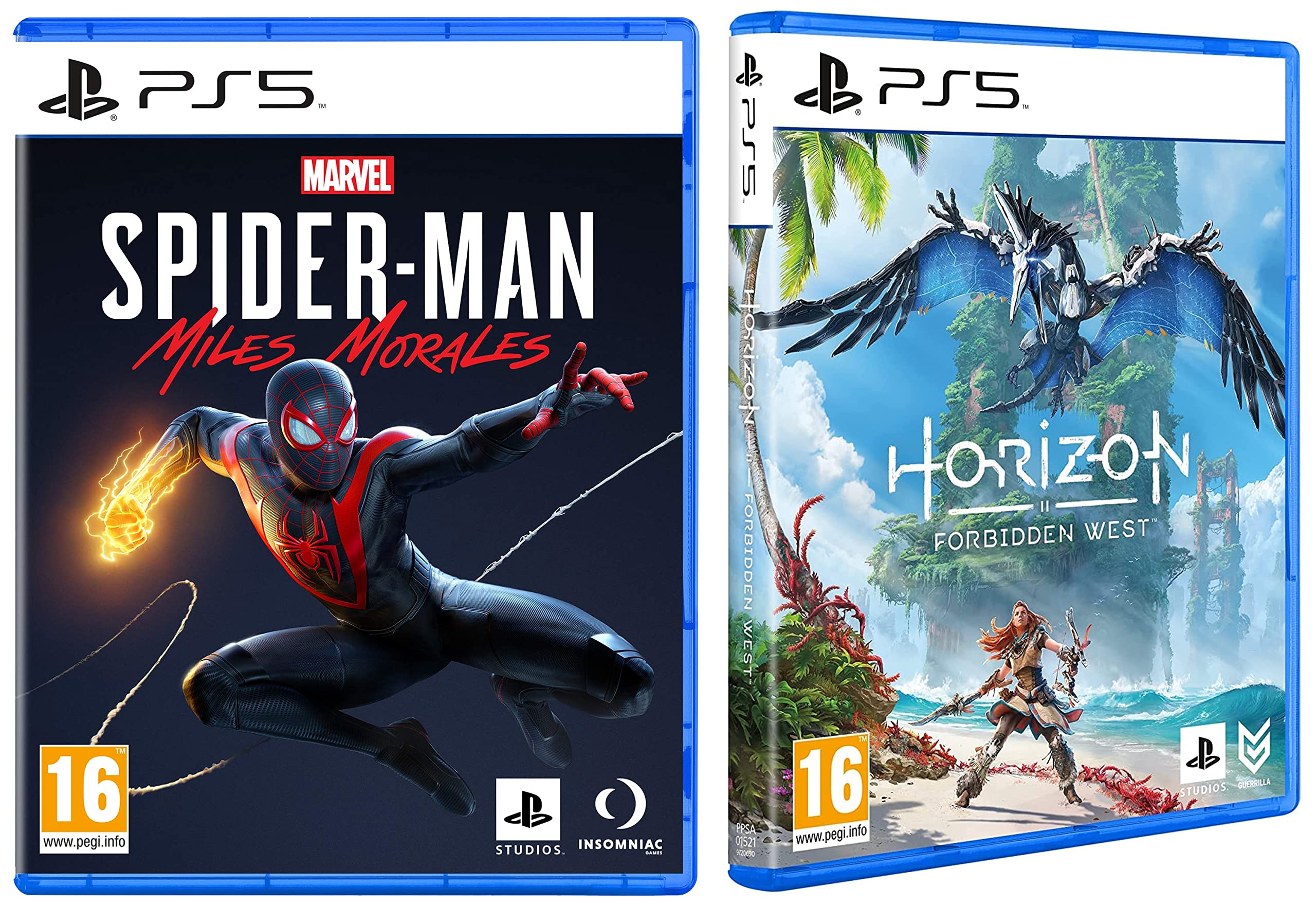 Sony Horizon Forbidden West | Standard Edition | Ps5 Game (Playstation 5) & Marvel S Spider-Man: Miles Morales (Ps5)