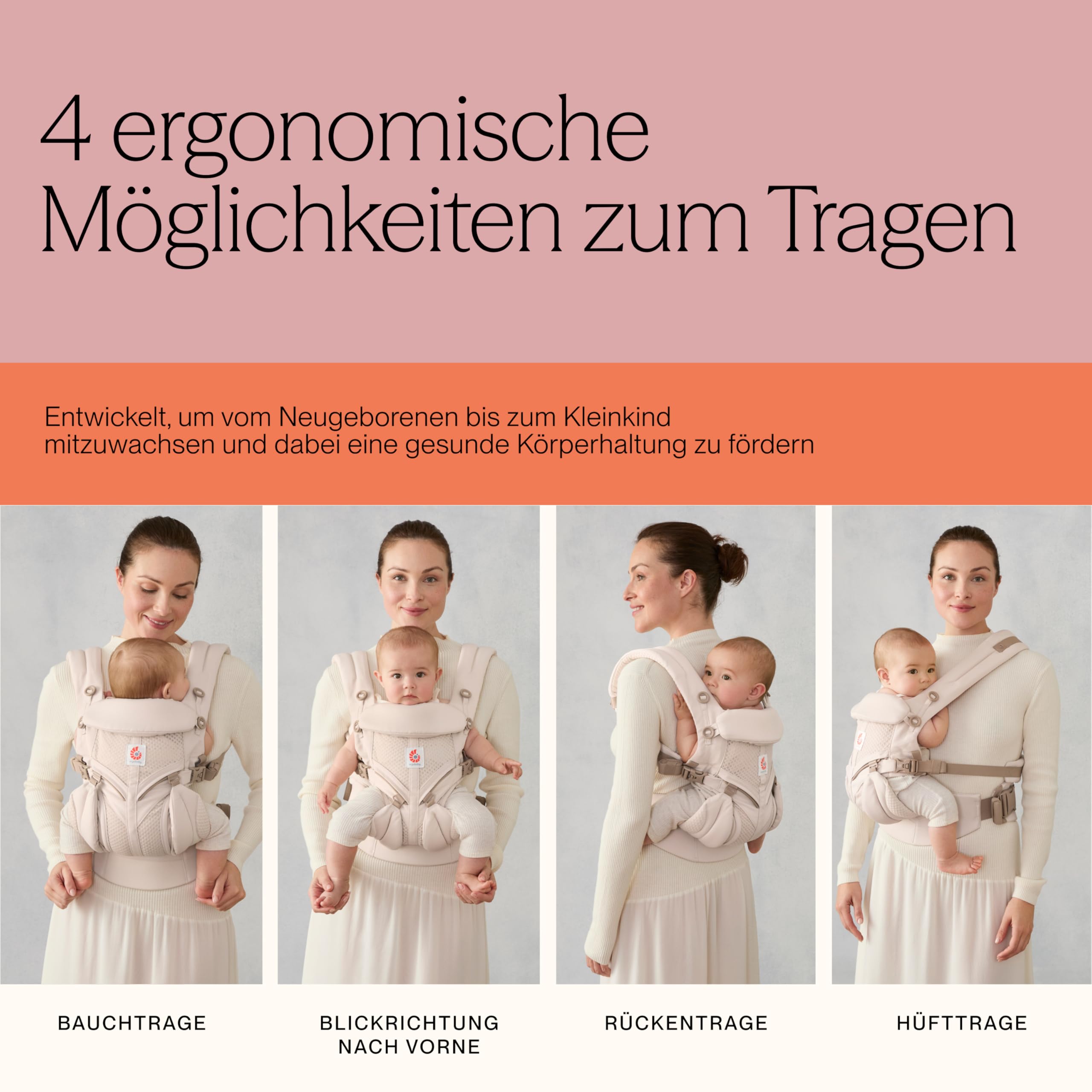 Ergobaby Babytrage Omni 360 Cool Air Mesh Ansicht 6
