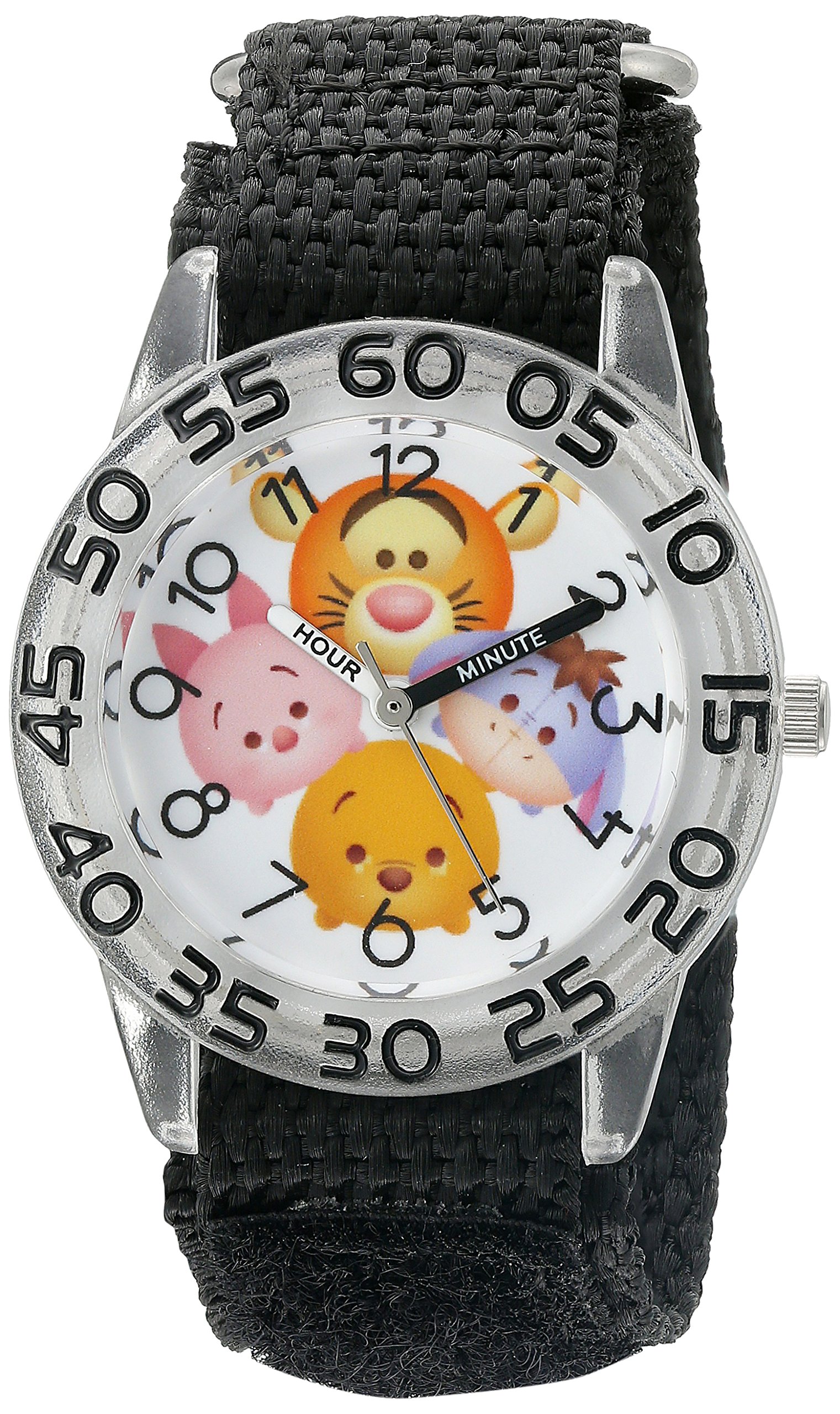 Montre Tigger Disney W003006 pour garçon avec bracelet en nylon noir - 5