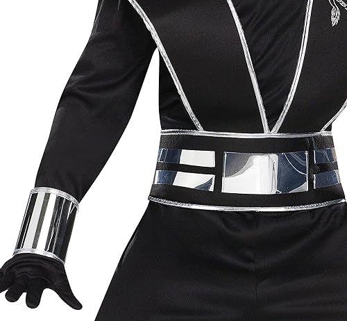 Miniatura 5 de Disfraz para niños de Ninja Silver Mirror de Fun World Negro  Plateado