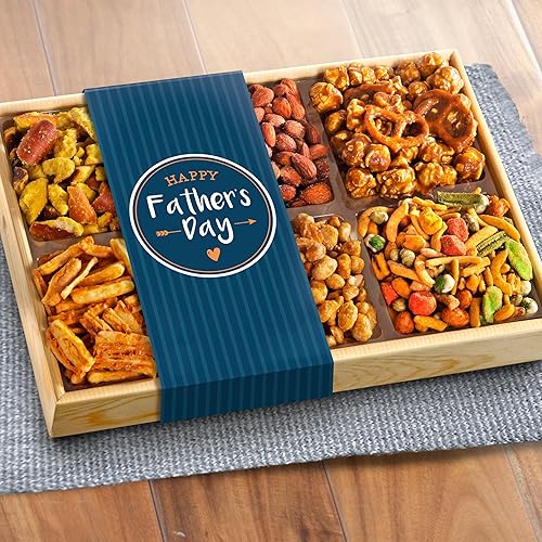 Miniatura 6 de Caja de regalo con bandeja de aperitivos y nueces de Happy Birthday Crunch 'n Munch