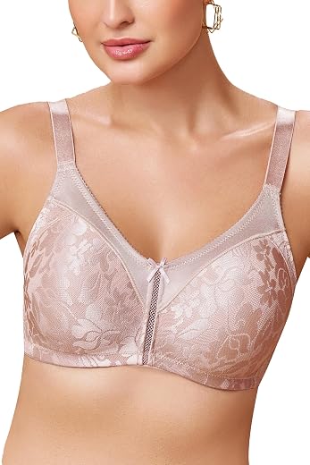 MAROON Nude Collection Seamless Non-Padded Non-Wired Full Coverage Silhouette with Comfort Straps Breathable Microfiber Bl...