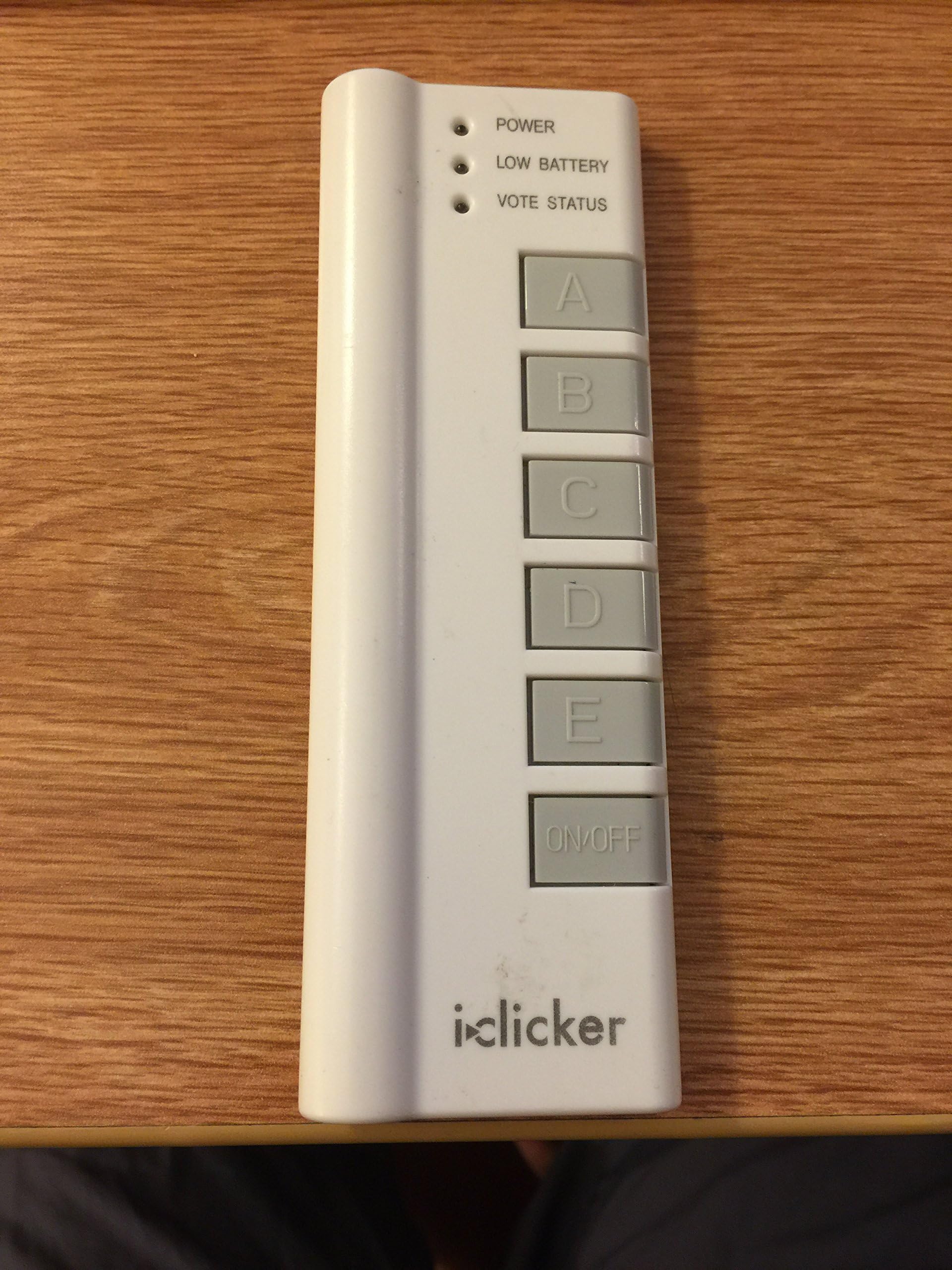 i>clicker student remote (Gen1): Radio Frequency Classroom Response System