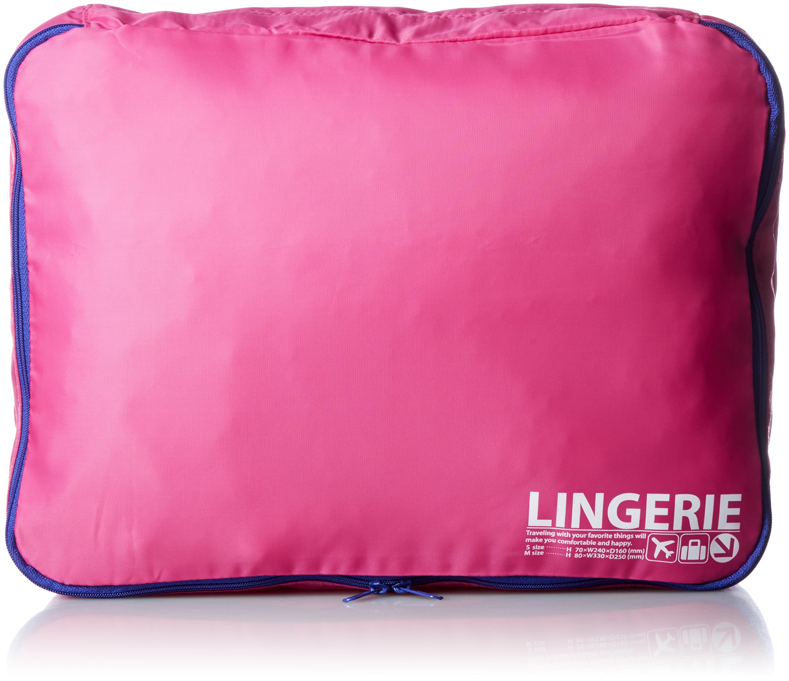 CONCISE 294832 Travel Lingerie Case, M, 9.8 inches (25 cm), 2.2 lbs (0.102 kg), safety pink