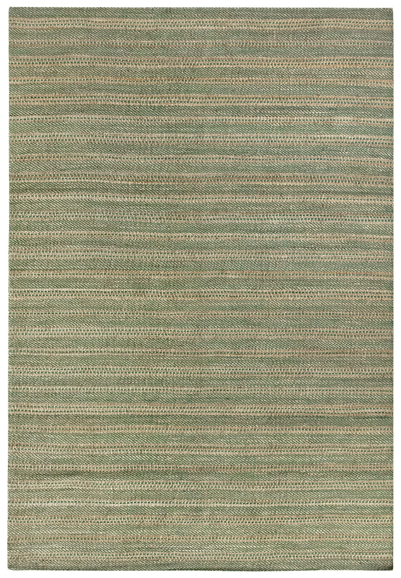 HAMID - Alfombra Yute Lana Olivia, Alfombra Lana y Yute, Tejida a Mano Tejida para Salon, Dormitorio, Sala de Estar, Verde Natural, (250x300cm)