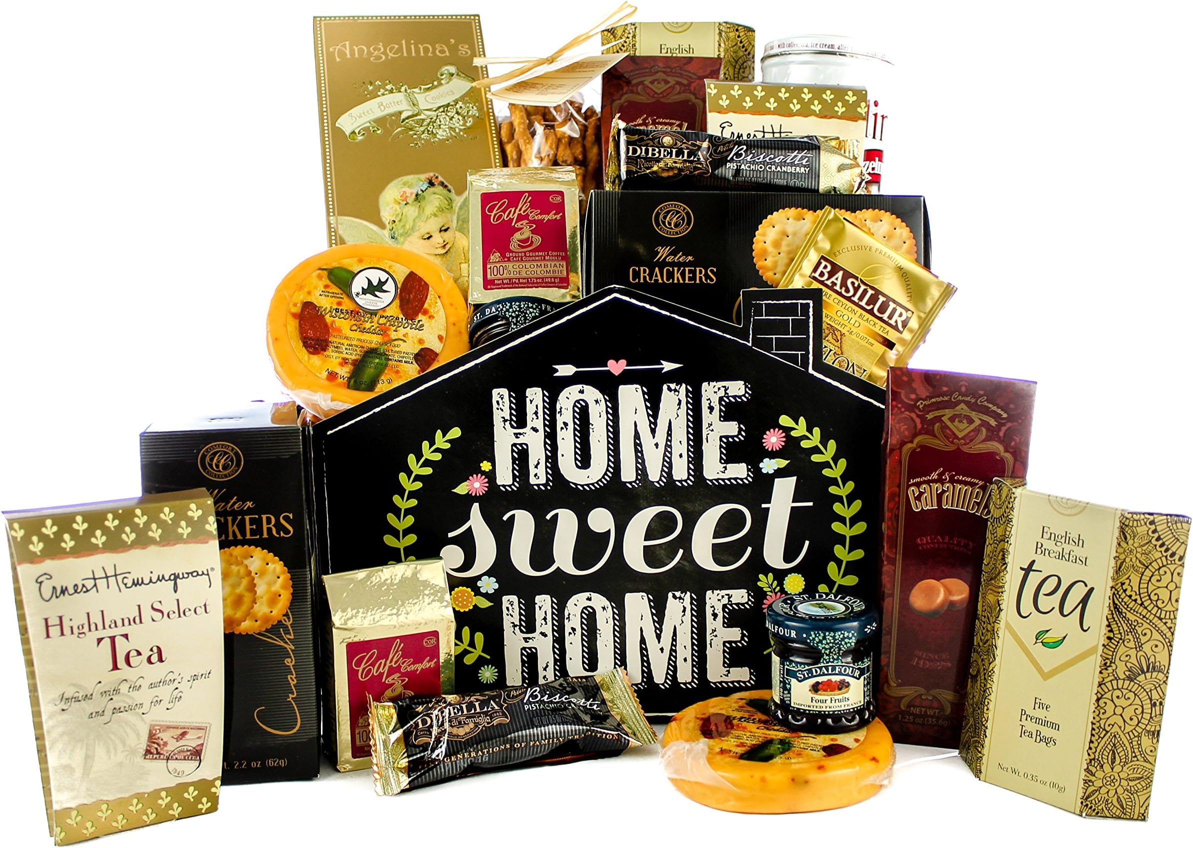 Gifts Unlimted New Home Housewarming Gift Basket, Home Sweet Home, Great Realtor Gift