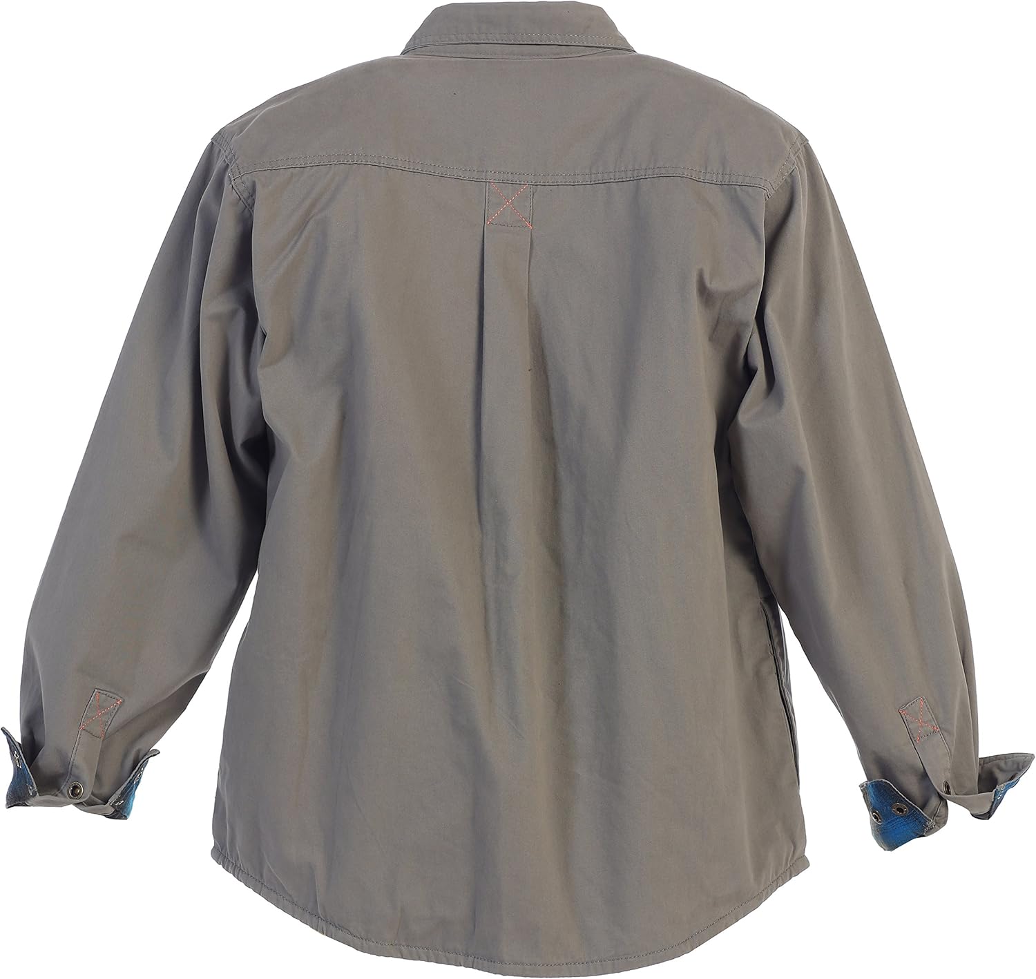 Gioberti Men's 100% Cotton Brushed and Soft Twill Shirt Jacket with Flannel Lining - Image 4