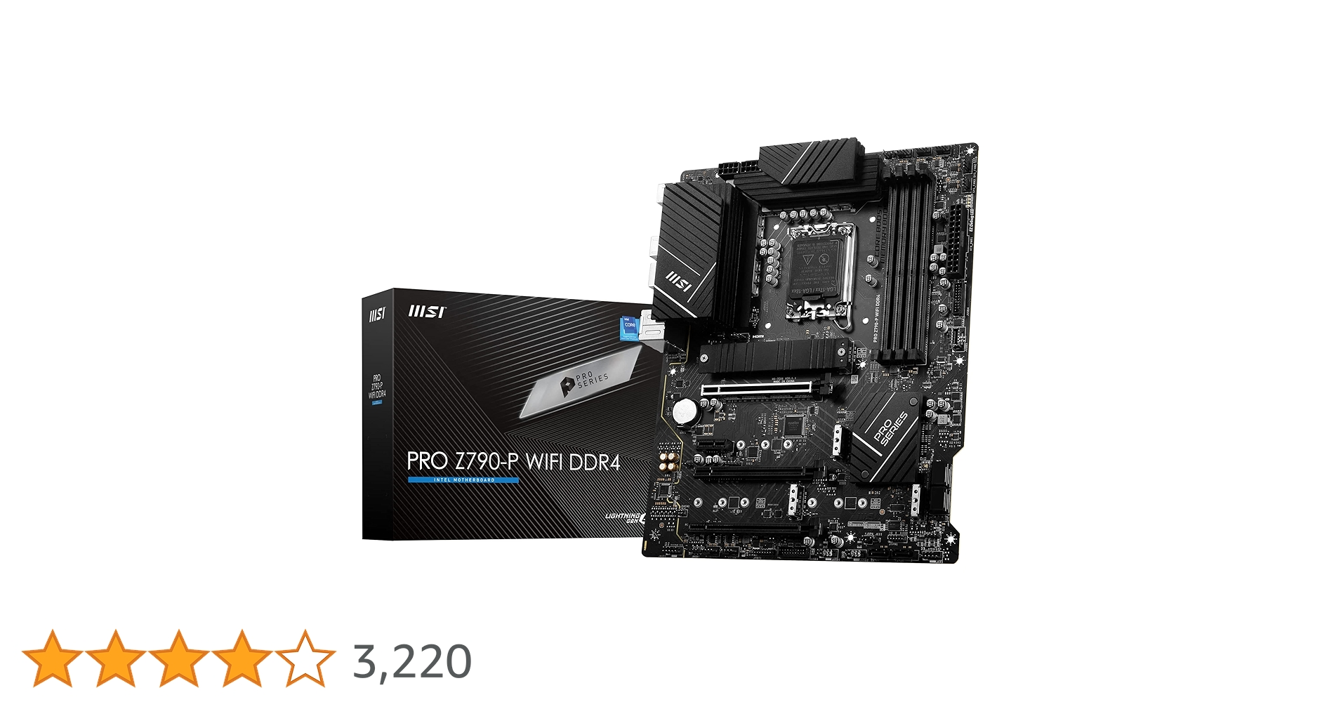 CPU intel core i7 13700k MSI PRO Z790-P ddr4 MSI PRO Z790-P WiFi DDR4 ProSeries Motherboard (Supports