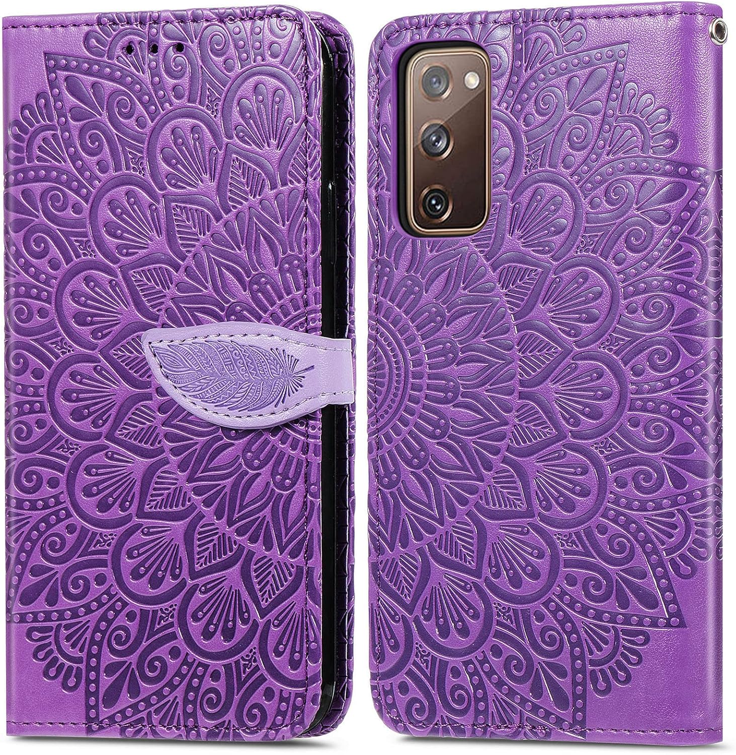 Refilerss Case for Samsung Galaxy S20 FE, PU Leather Clasp