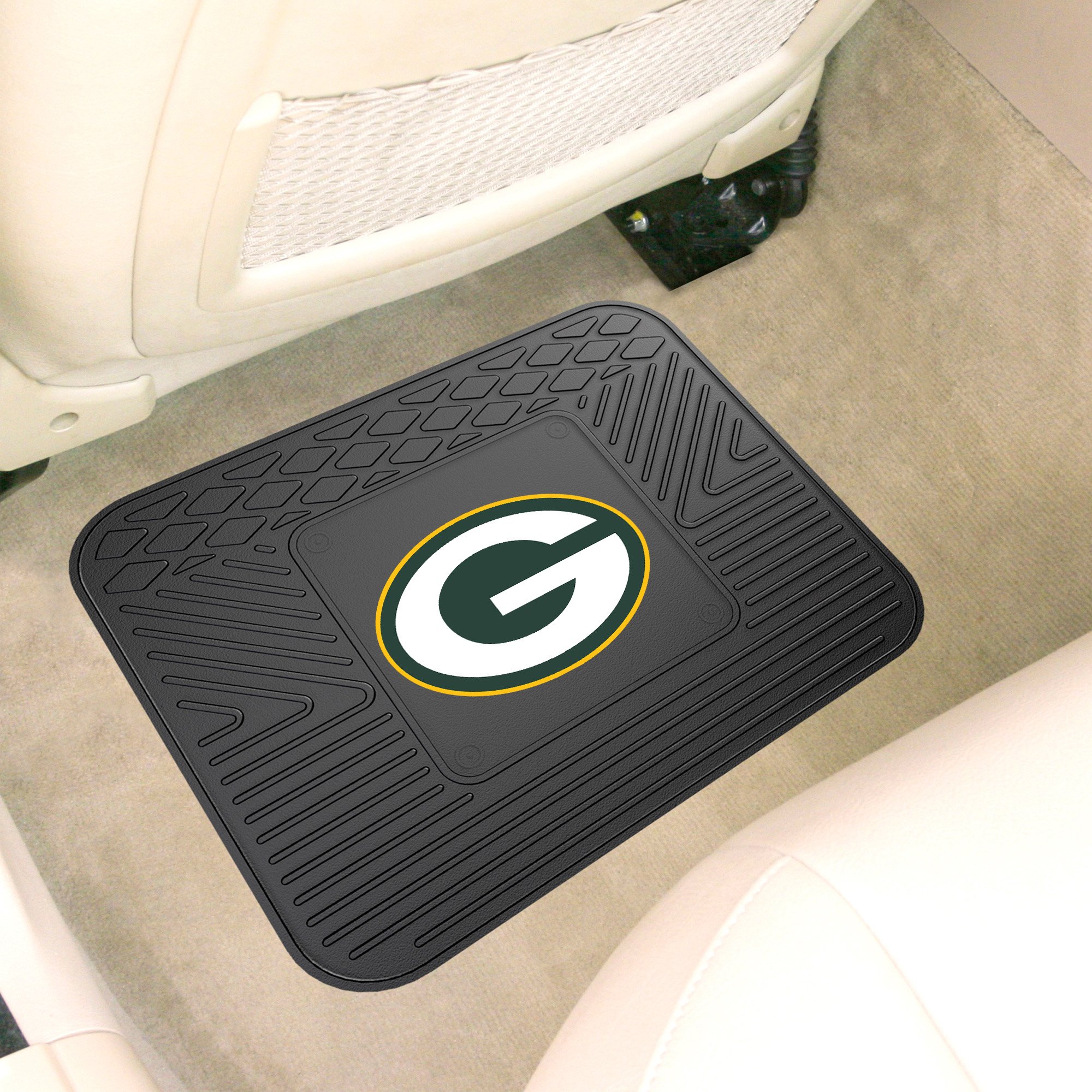 The Memory Company Officially Licensed NFL Bar Mat - Non-Slip Rubber Heavy-Duty, for Countertop & Home Bar, Large 19” x 11”