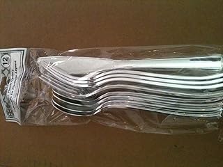 Silver Plastic Cutlery 12 Piece Set