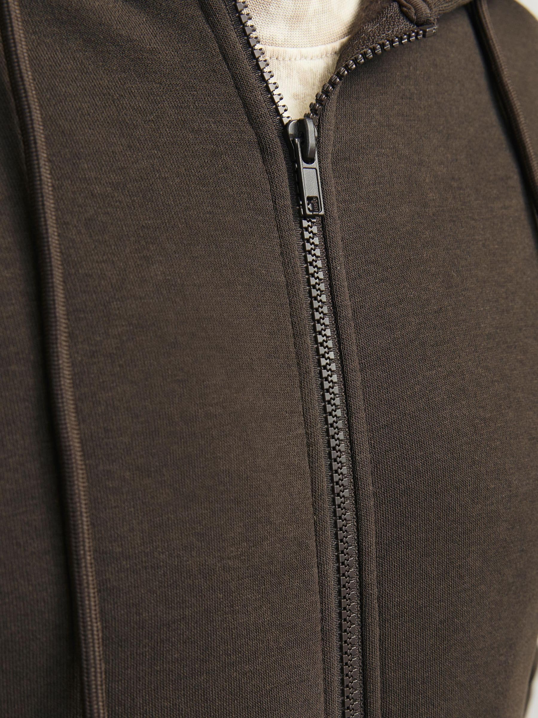 JACK & JONES Zip Hoodie Plain Zip Hoodie