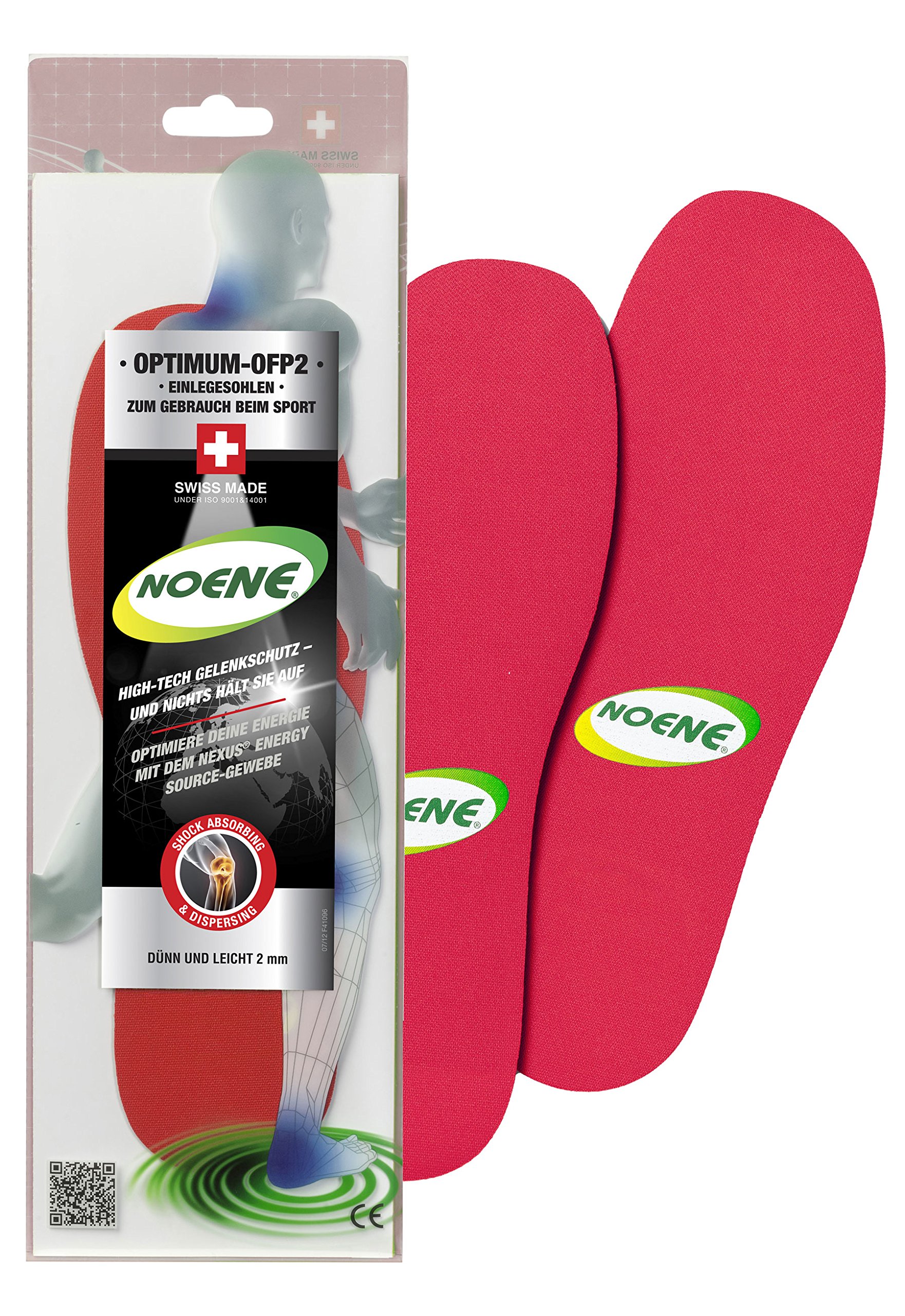 NOENE Optimum semelles shock absorbantes infrarouges 2mm