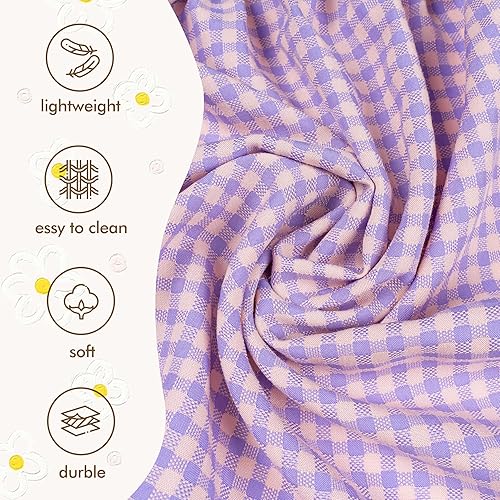 Miniatura 5 de MT WORLD Girls Apron Personalized Linen Toddler Aprons for Cooking Toddler Girls Cross Back Apron Pinafore for Baking