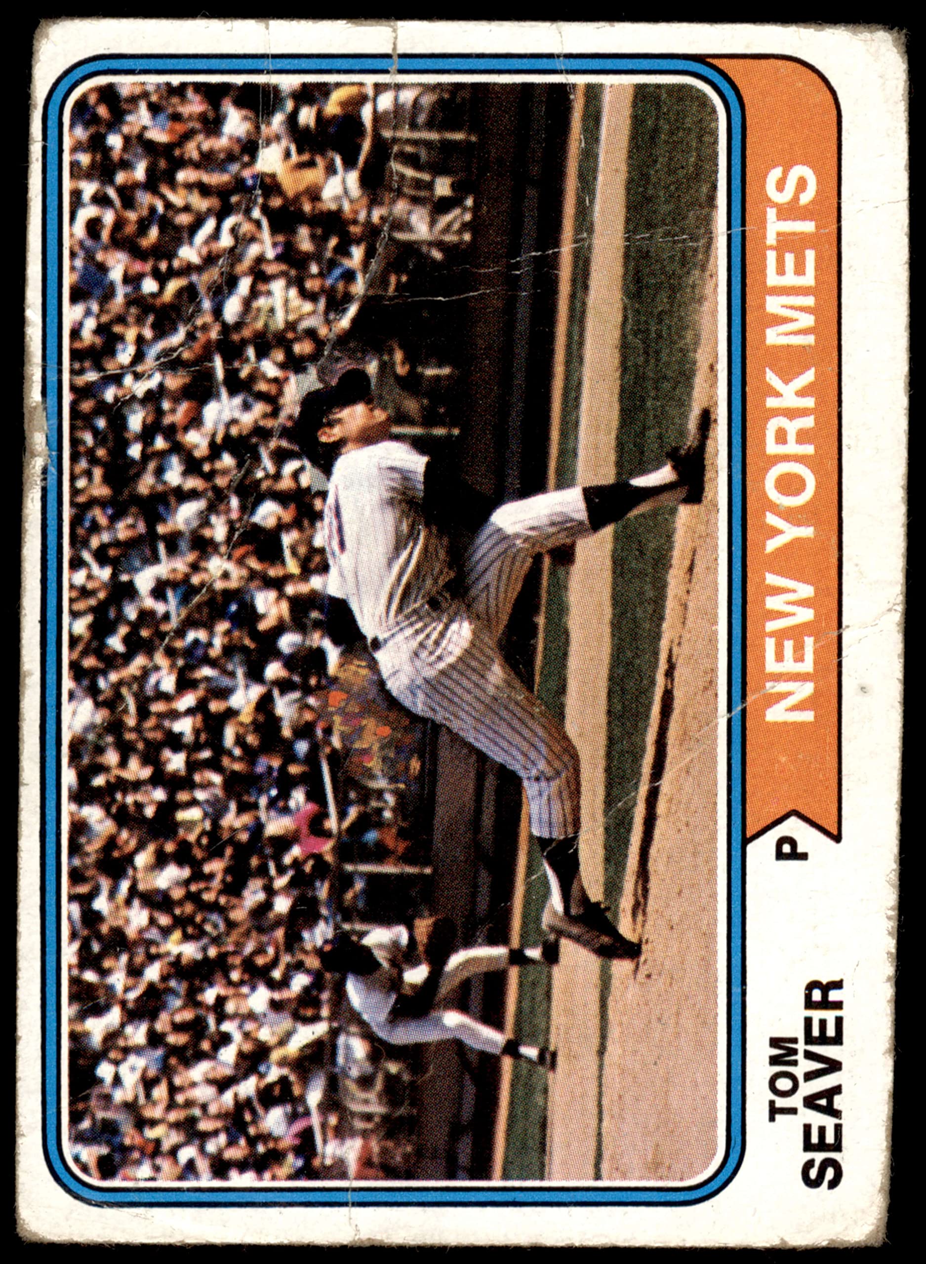 1974 Topps # 80 Tom Seaver New York Mets (Baseball Card) POOR Mets