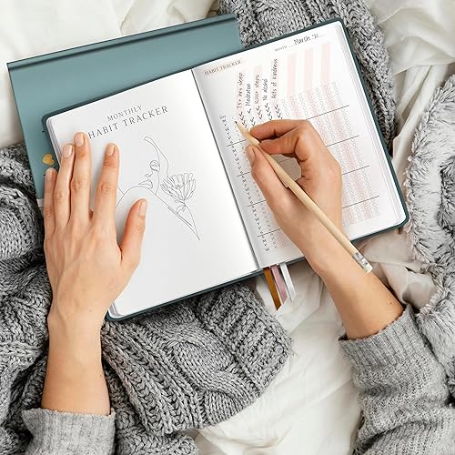 Miniatura 8 de Diario diario de gratitud para mujeres  6 meses de positividad y agradecimiento  Diario guiado con indicaciones, diario de afirmación, diario de