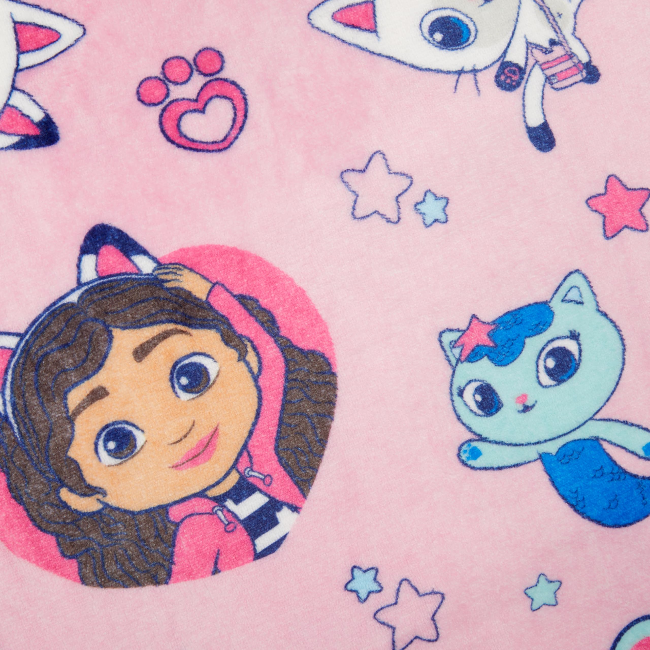La casa de muñecas de Gabby Sudaderas con Capucha para Niña, Sudadera Batamanta Polar Oversize