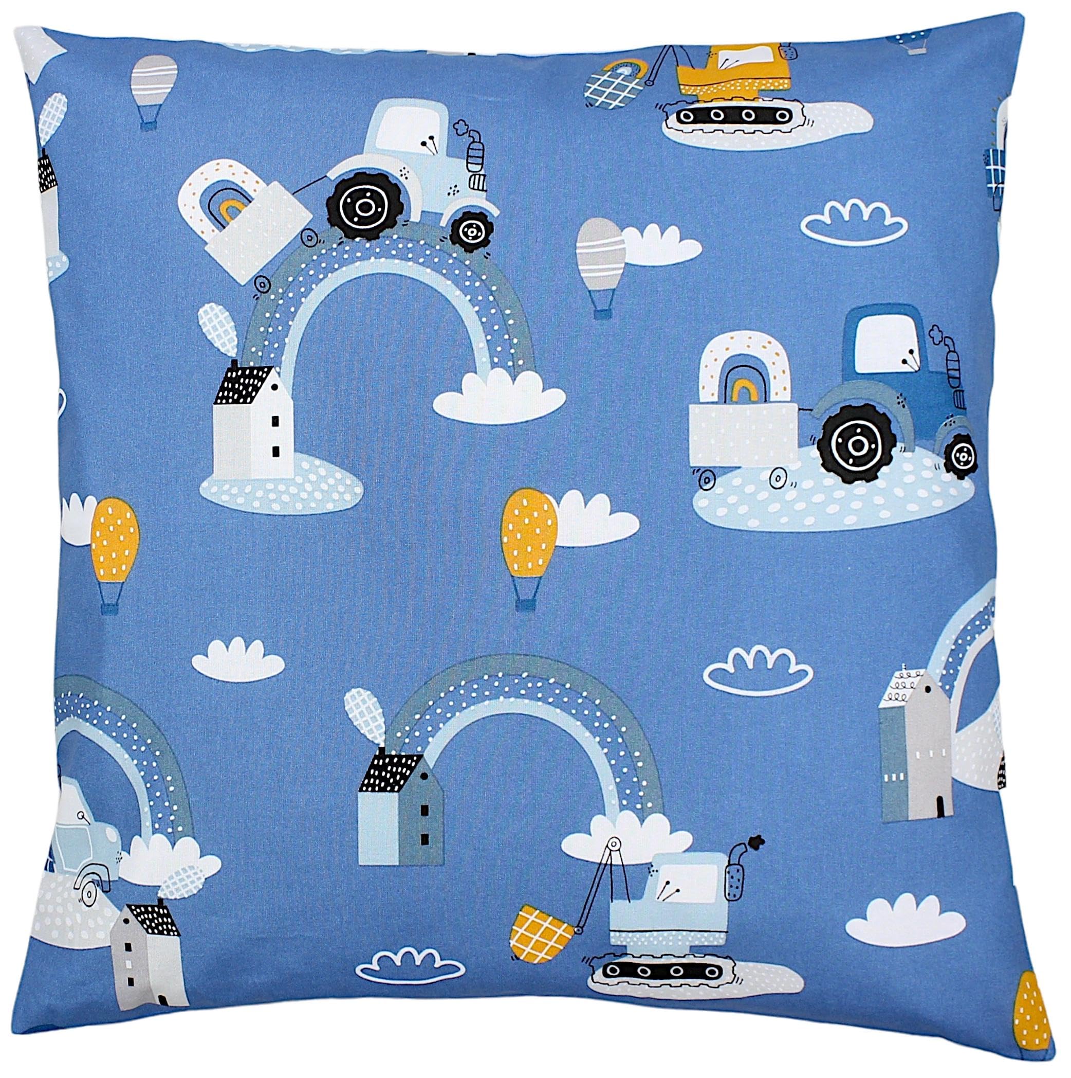 TupTam Funda para Cojin con Diseño Decorativo para Niños, Oso Dino Verde Gris, 40 x 80 cm — view 13