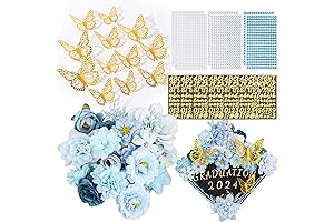 Graduation Cap Decorations Flowers