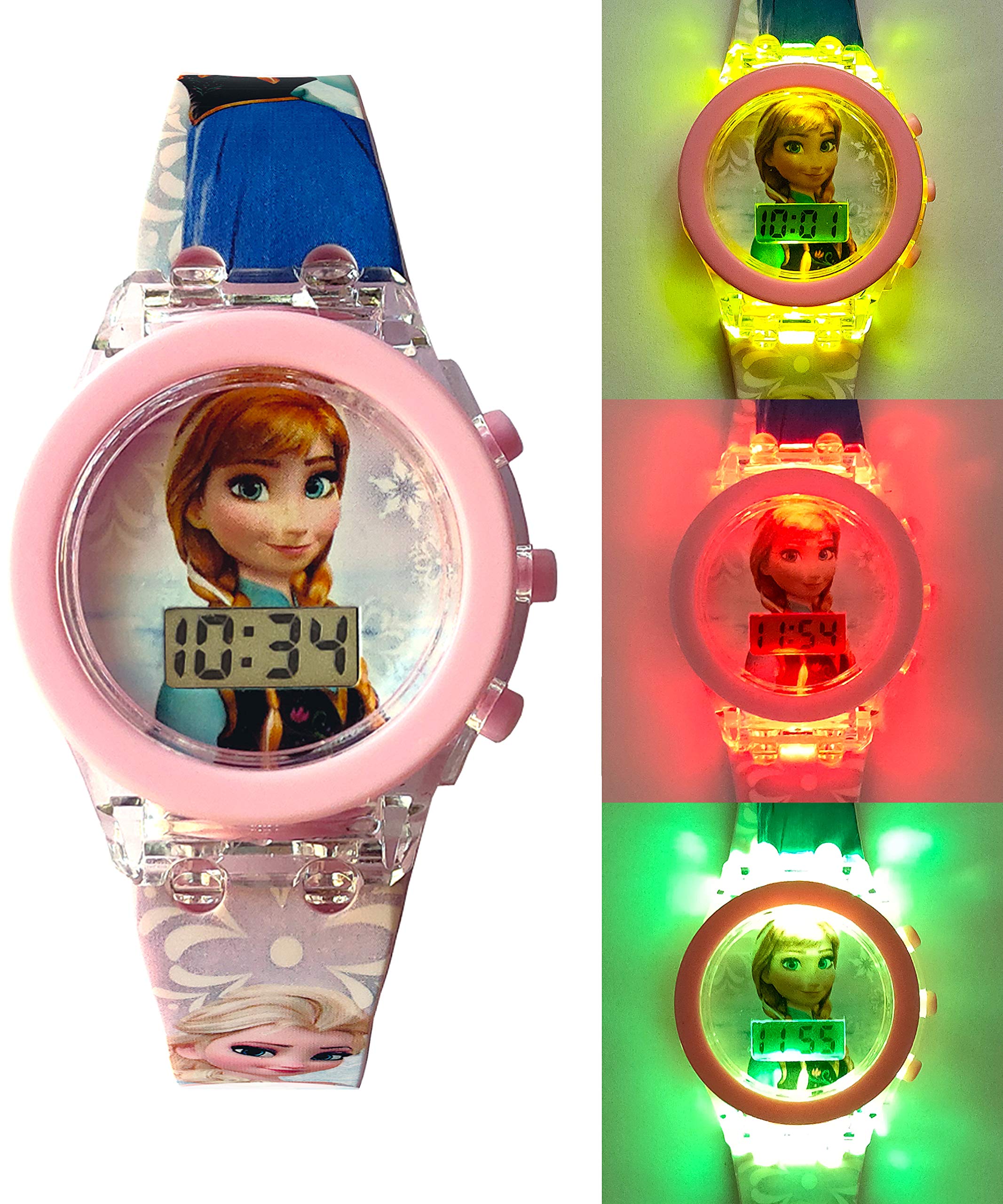 WILD SPARROW Digital Multicolored Glowing Led Light Pink Watch for Girls (Best Return Gift) (B08ZKQTZ36) Amazon Price History, Amazon Price Tracker